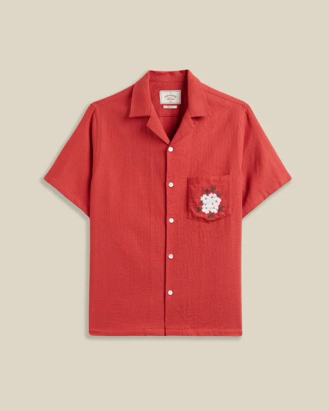 EMBROIDERY PIQUET - CLAY sold by Portuguese Flannel