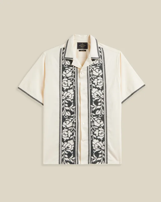 CROSS STITCH - ECRU made by Portuguese Flannel