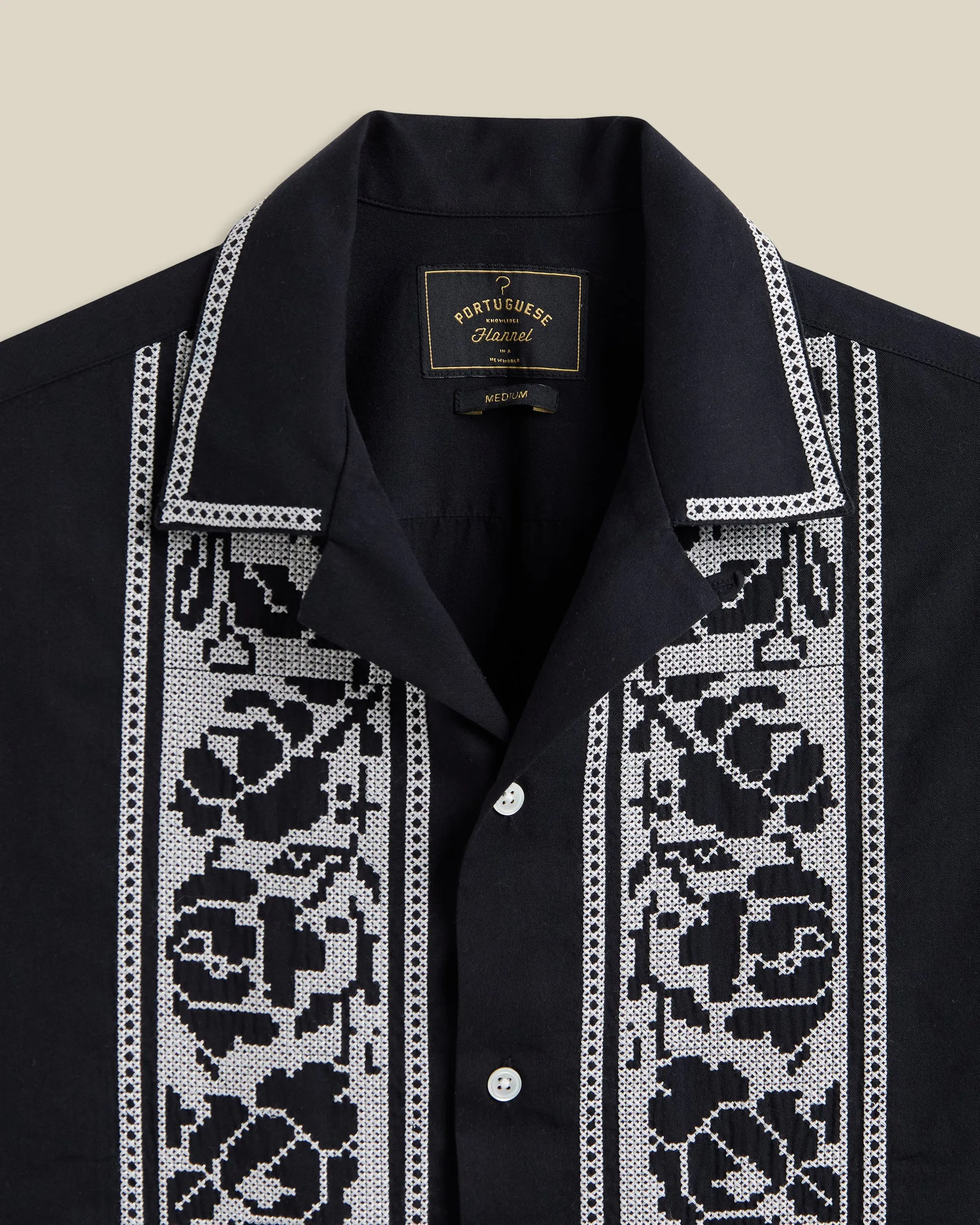 CROSS STITCH - BLACK sold by Portuguese Flannel product image thumbnail 2