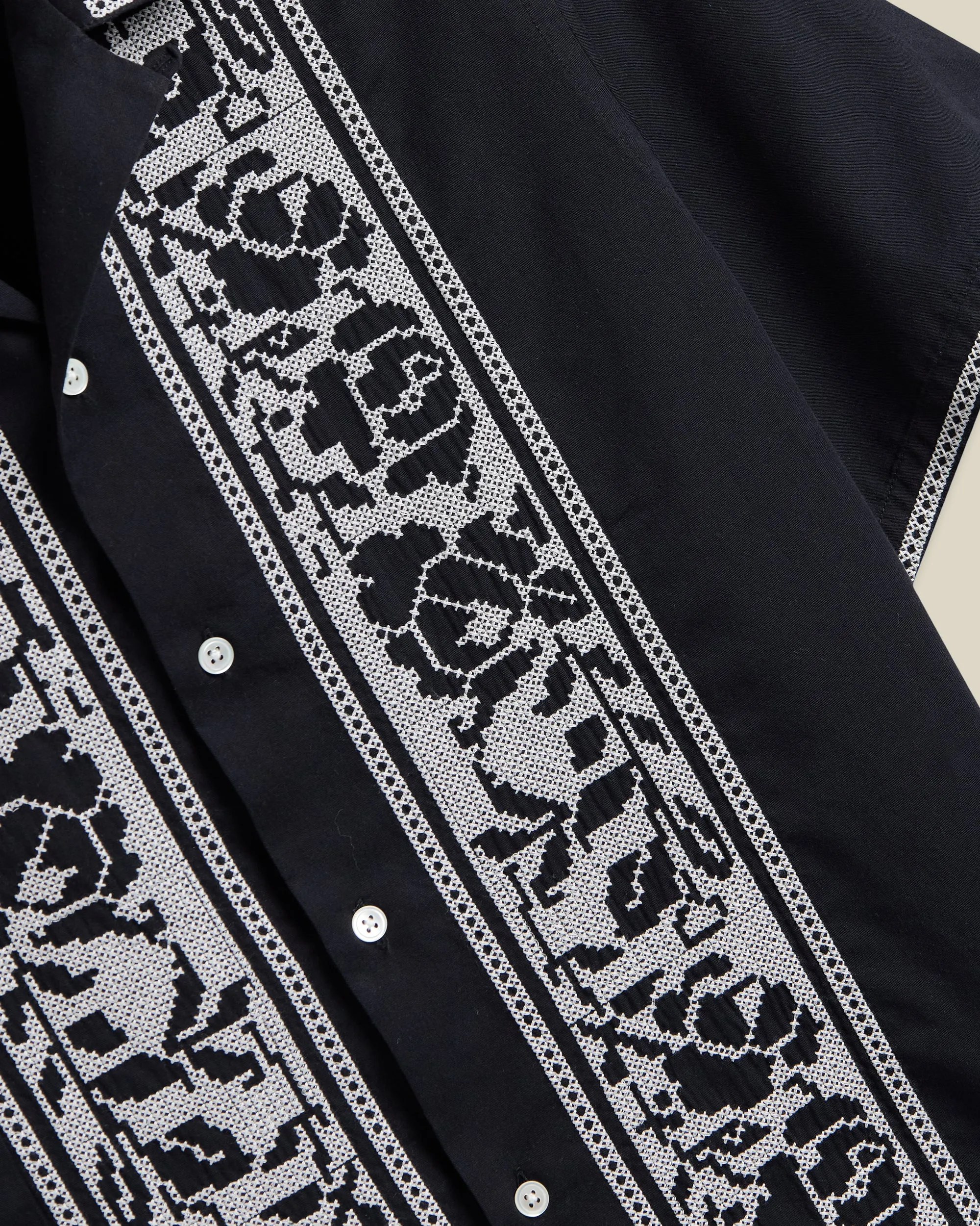 CROSS STITCH - BLACK sold by Portuguese Flannel product image thumbnail 3