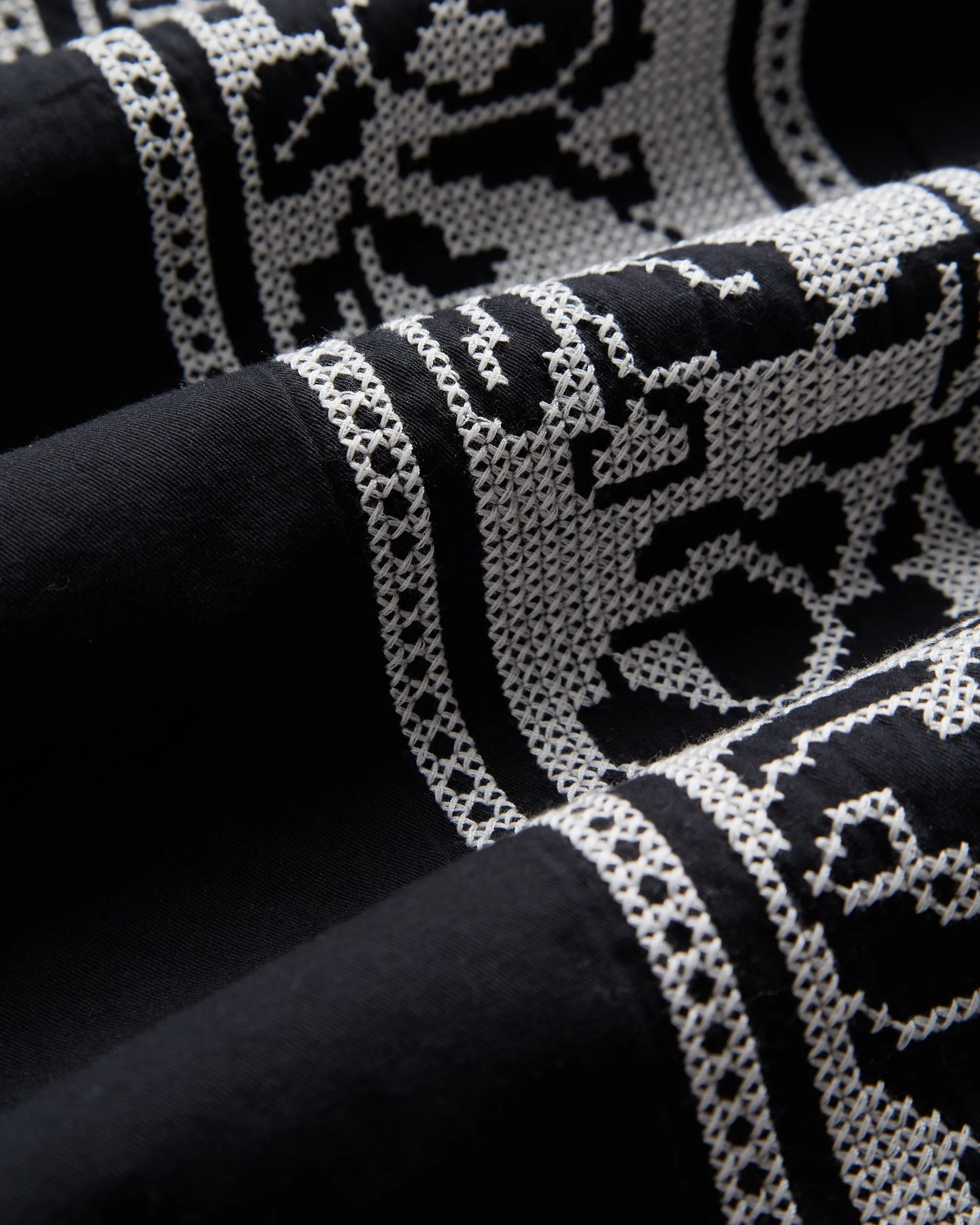 CROSS STITCH - BLACK sold by Portuguese Flannel product image thumbnail 4