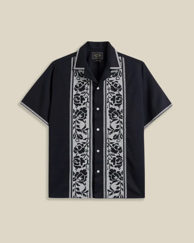 CROSS STITCH - BLACK made by Portuguese Flannel