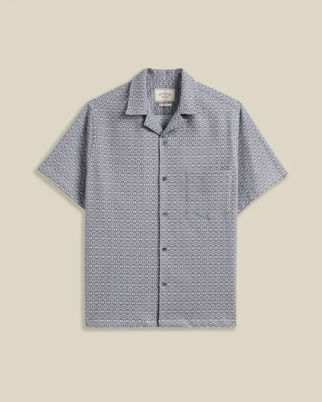 ABSTRACT TILE - GREY made by Portuguese Flannel