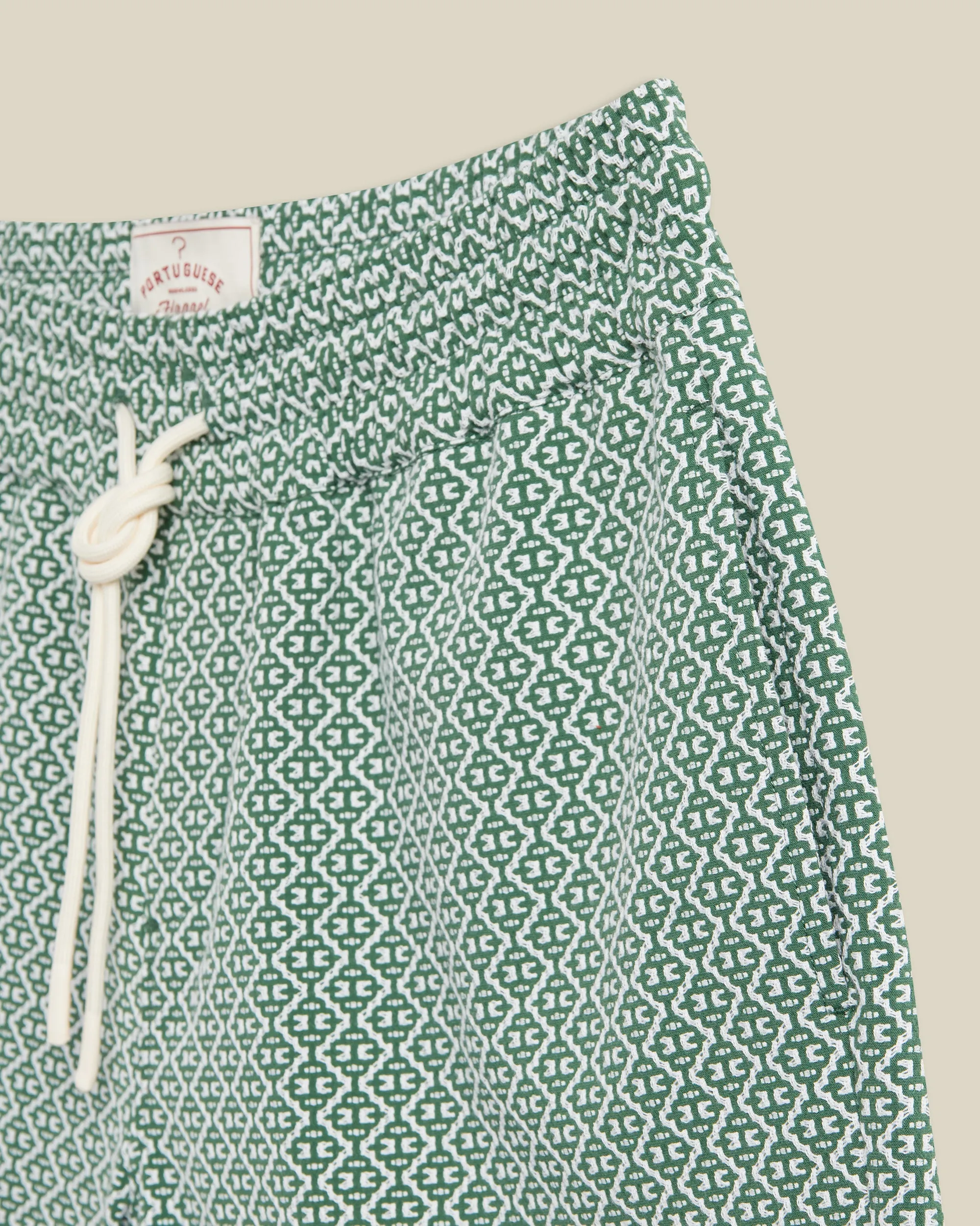 PORTUGUESE TILE SHORTS - GREEN sold by Portuguese Flannel product image thumbnail 3