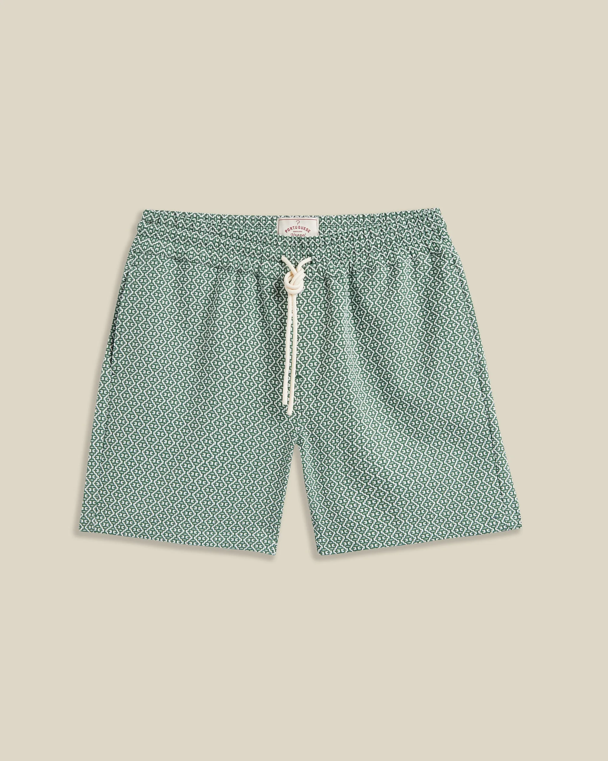 PORTUGUESE TILE SHORTS - GREEN sold by Portuguese Flannel