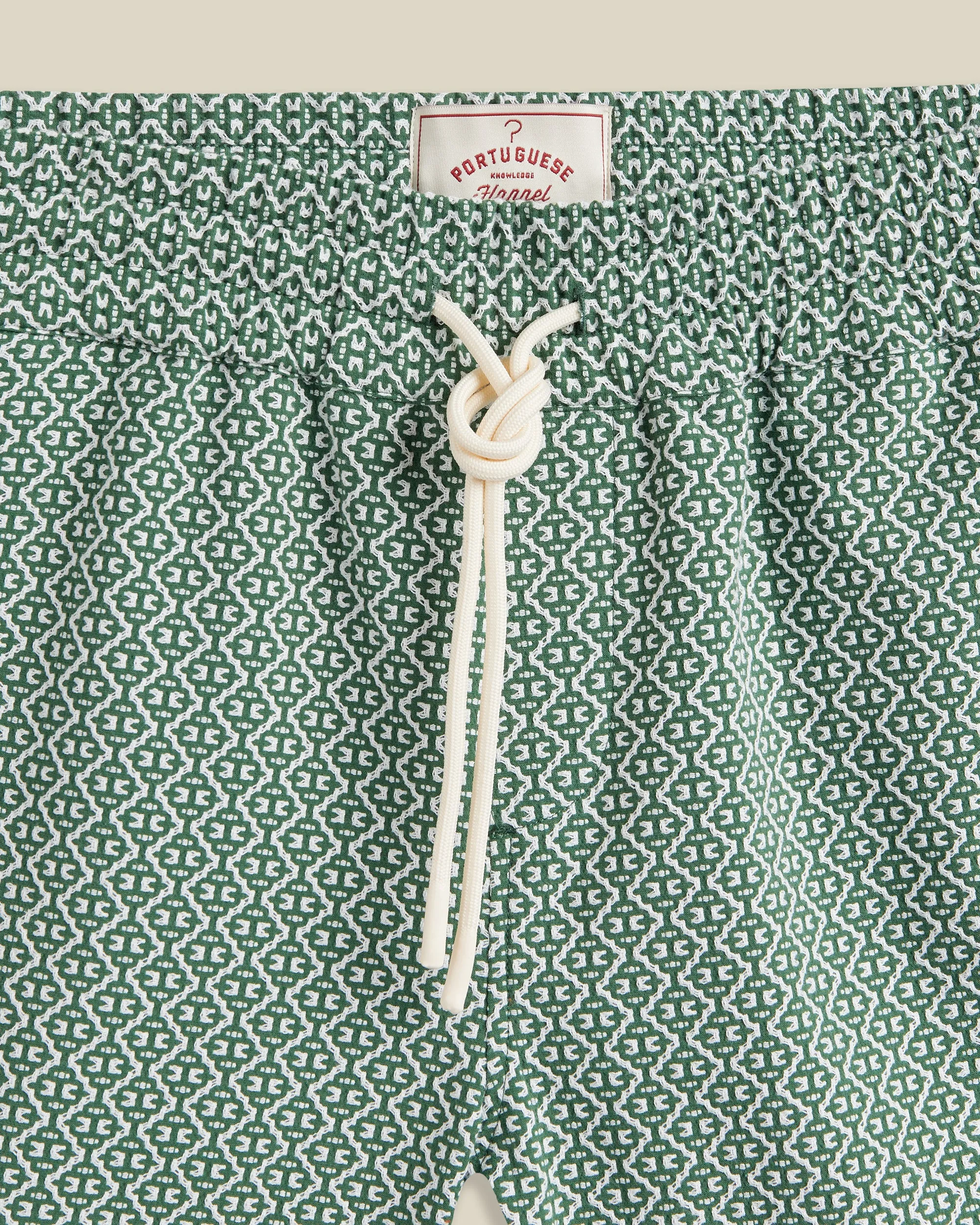 PORTUGUESE TILE SHORTS - GREEN sold by Portuguese Flannel product image thumbnail 2