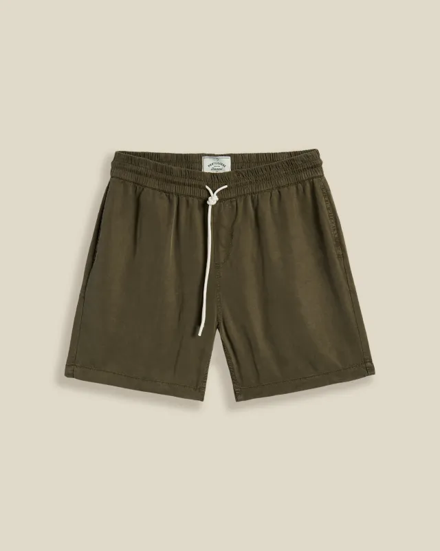 DOGTOWN SHORTS - OLIVE made by Portuguese Flannel