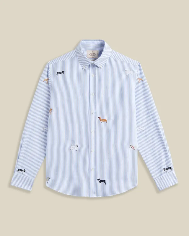 OXFORD EMBROIDERY DOGS made by Portuguese Flannel