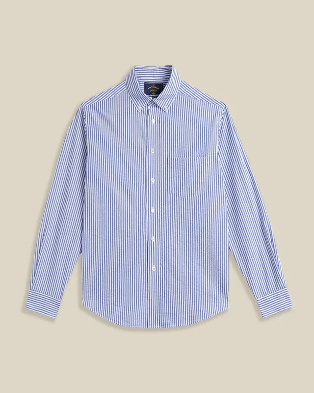 ATLANTICO STRIPE - BLUE made by Portuguese Flannel