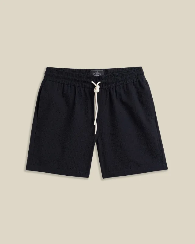 ATLANTICO SHORTS - BLACK made by Portuguese Flannel
