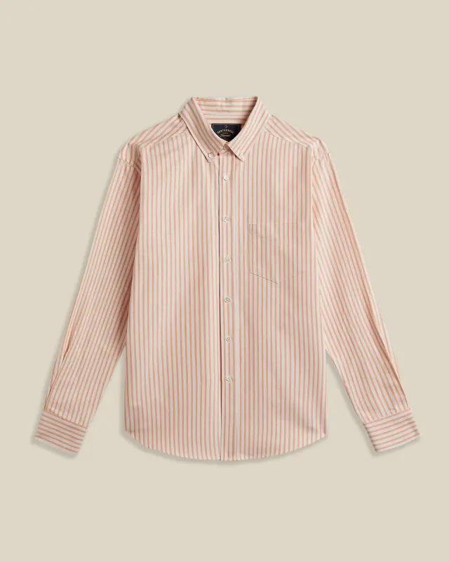 Montebelo Stripe - Salmon made by Portuguese Flannel