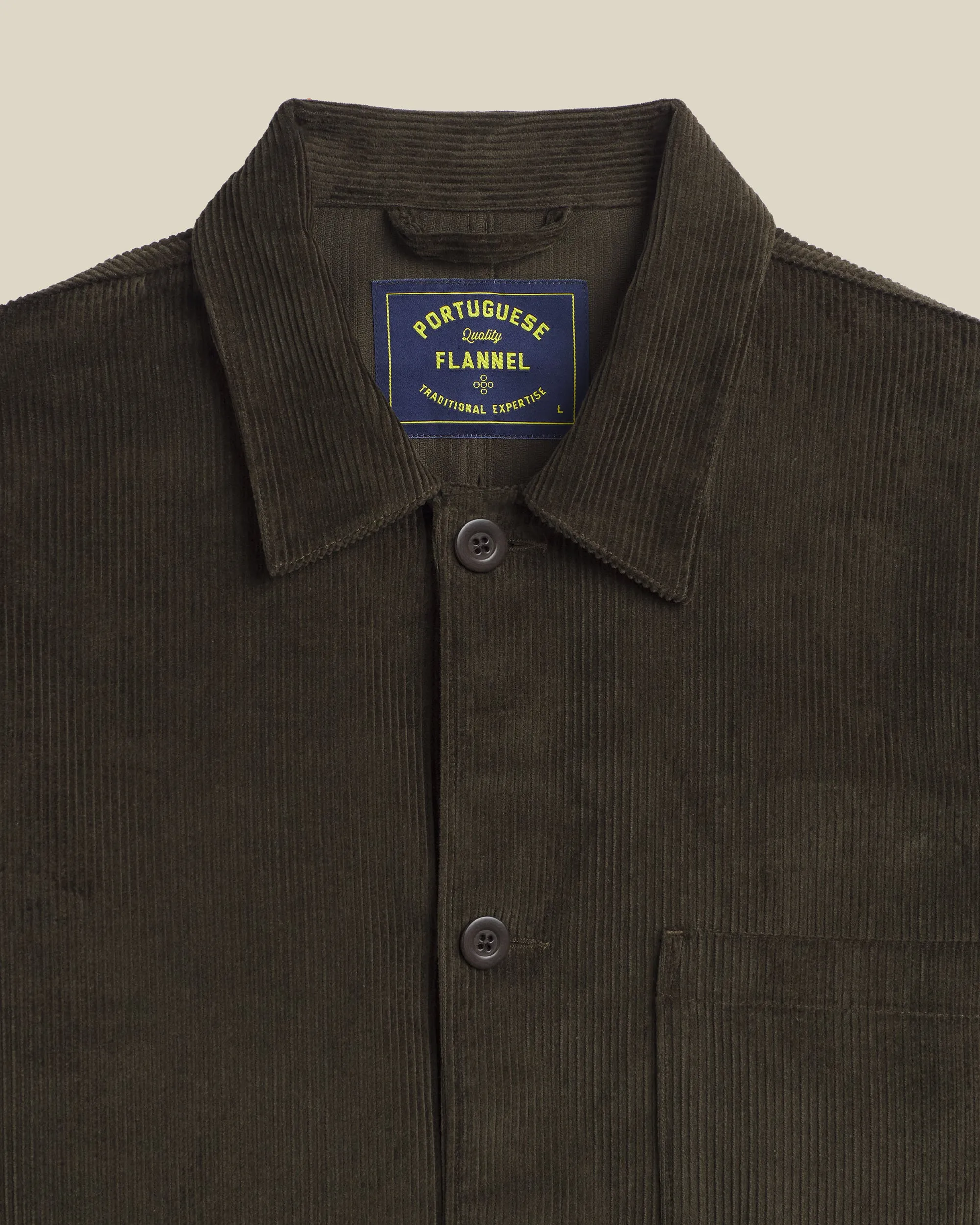 Labura Corduroy - Olive sold by Portuguese Flannel product image thumbnail 2