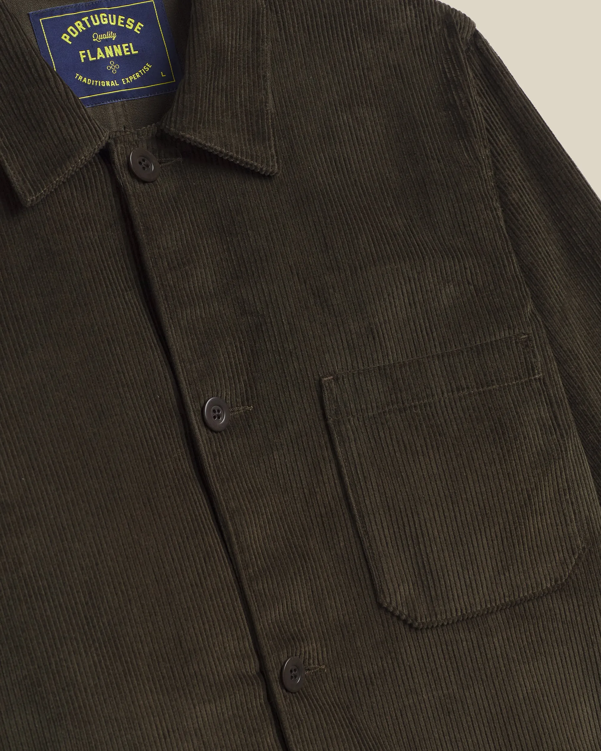Labura Corduroy - Olive sold by Portuguese Flannel product image thumbnail 3