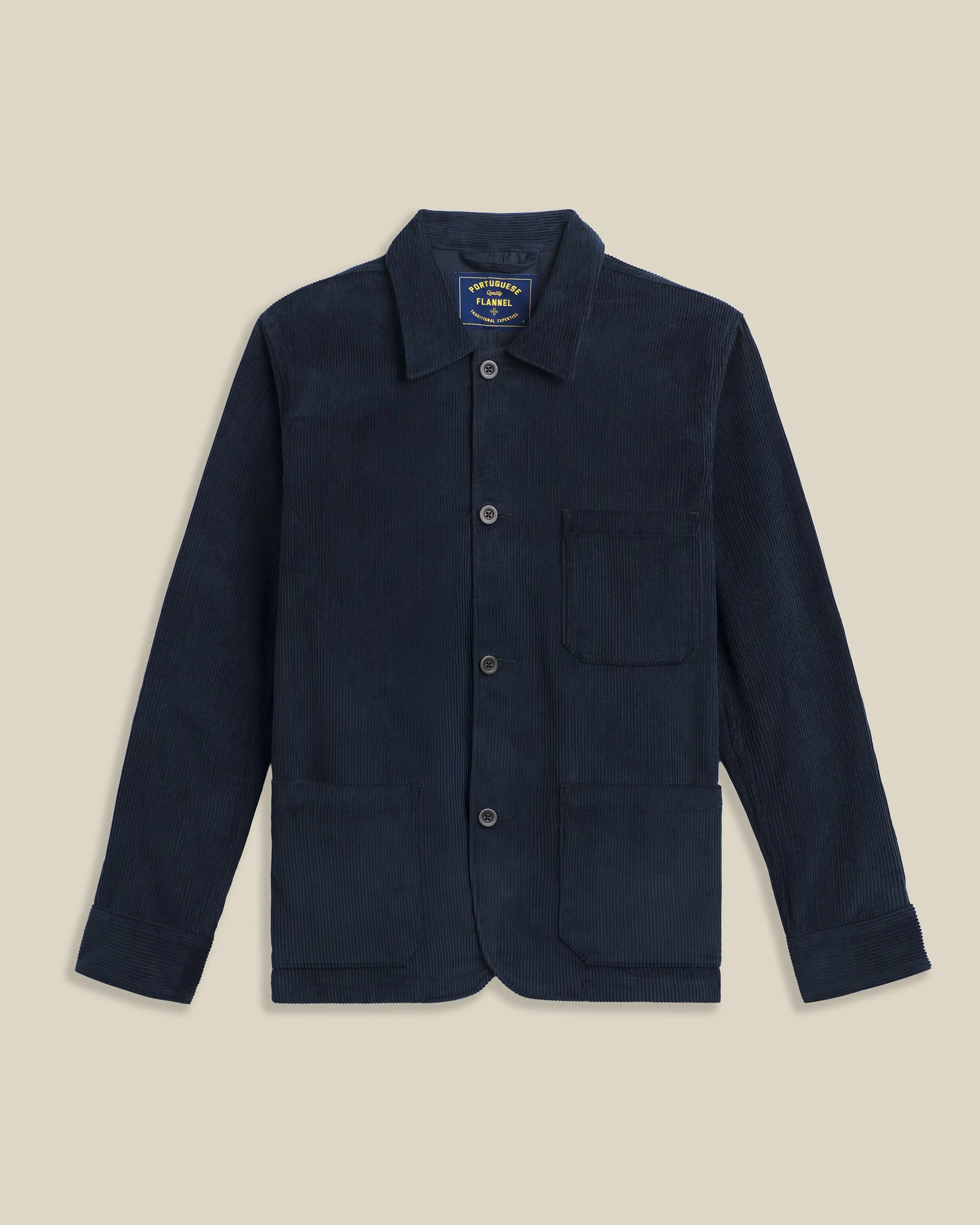 Labura Corduroy - Navy sold by Portuguese Flannel