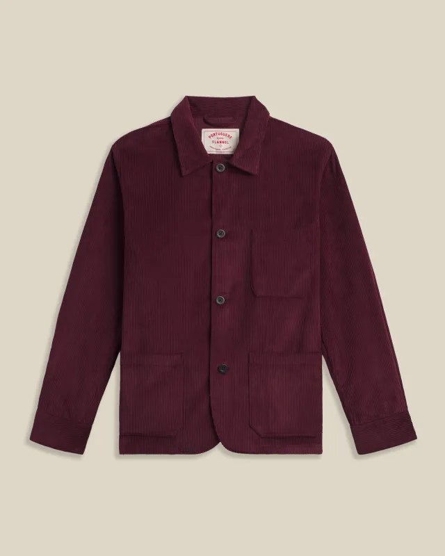Labura Corduroy - Bordeaux made by Portuguese Flannel