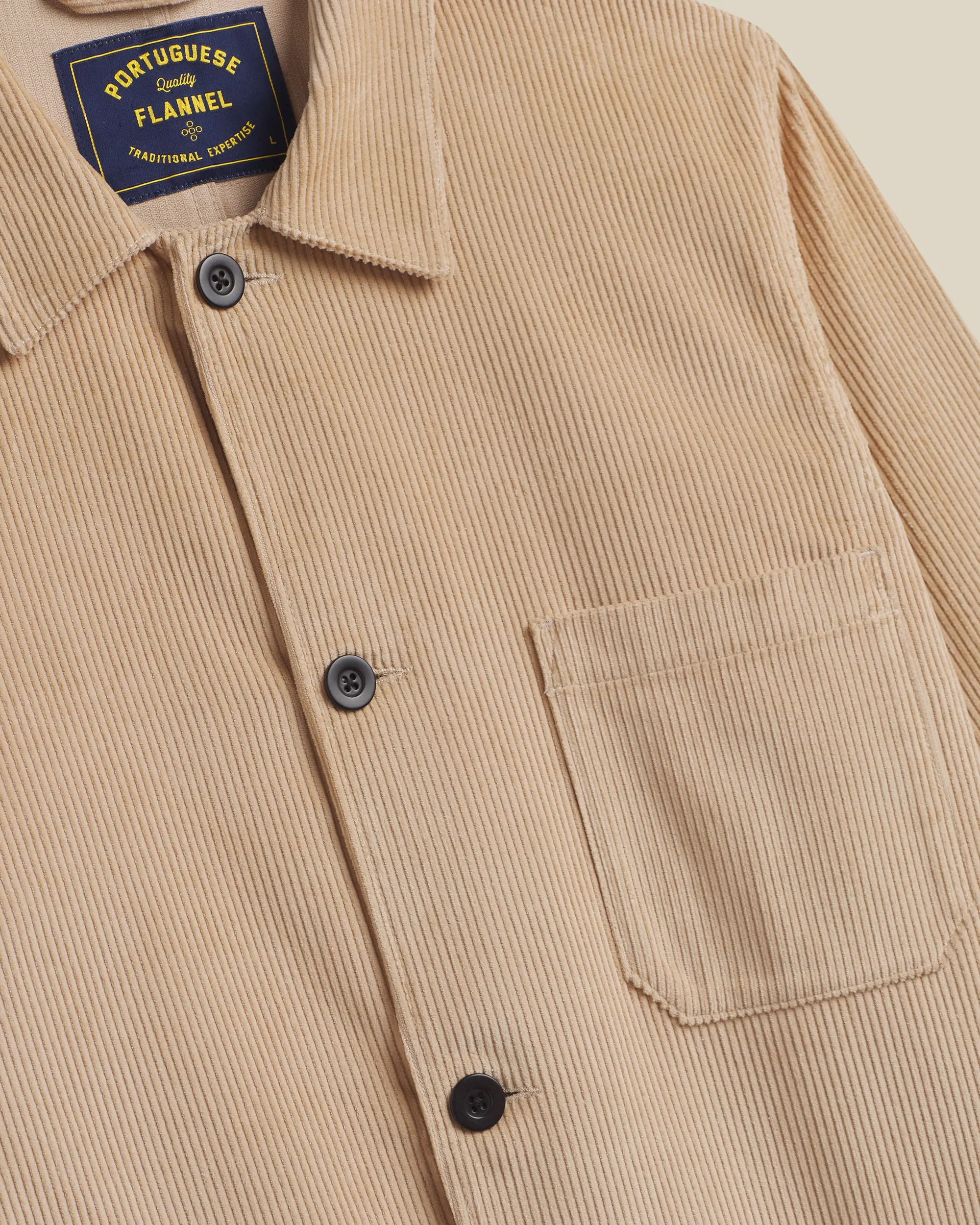 Labura Corduroy - Beige sold by Portuguese Flannel product image thumbnail 3