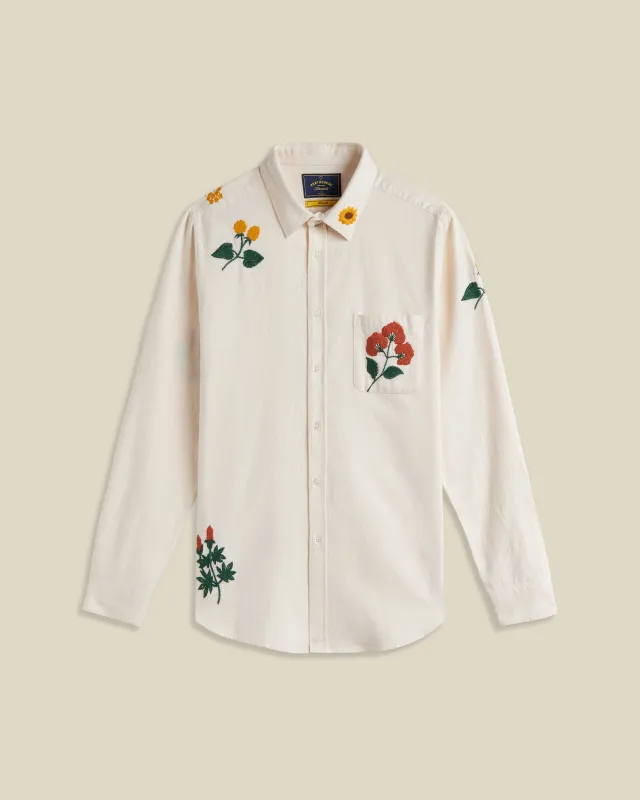 Embroidery Flannel Shirt made by Portuguese Flannel