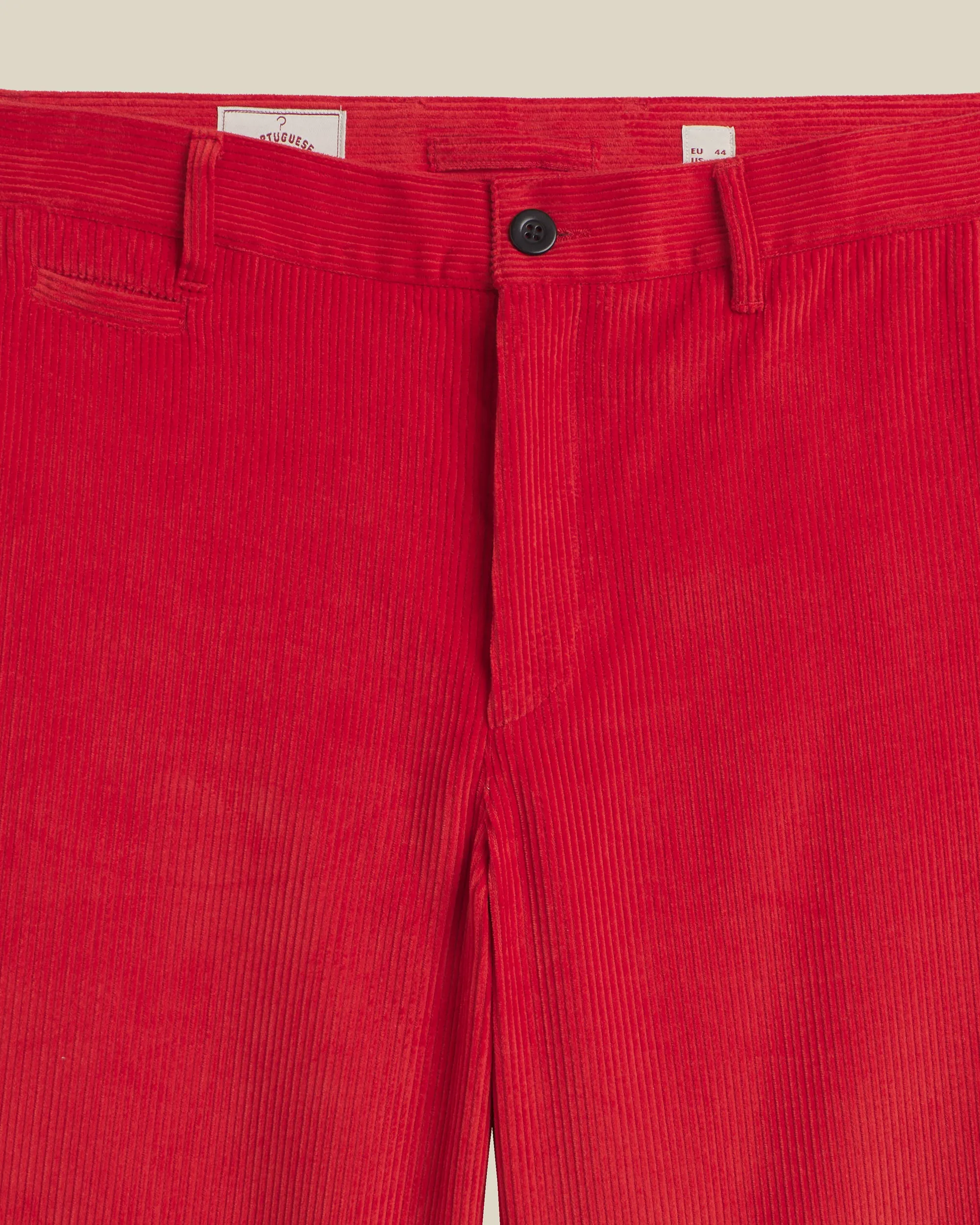 Corduroy Trousers - Race Red sold by Portuguese Flannel product image thumbnail 2