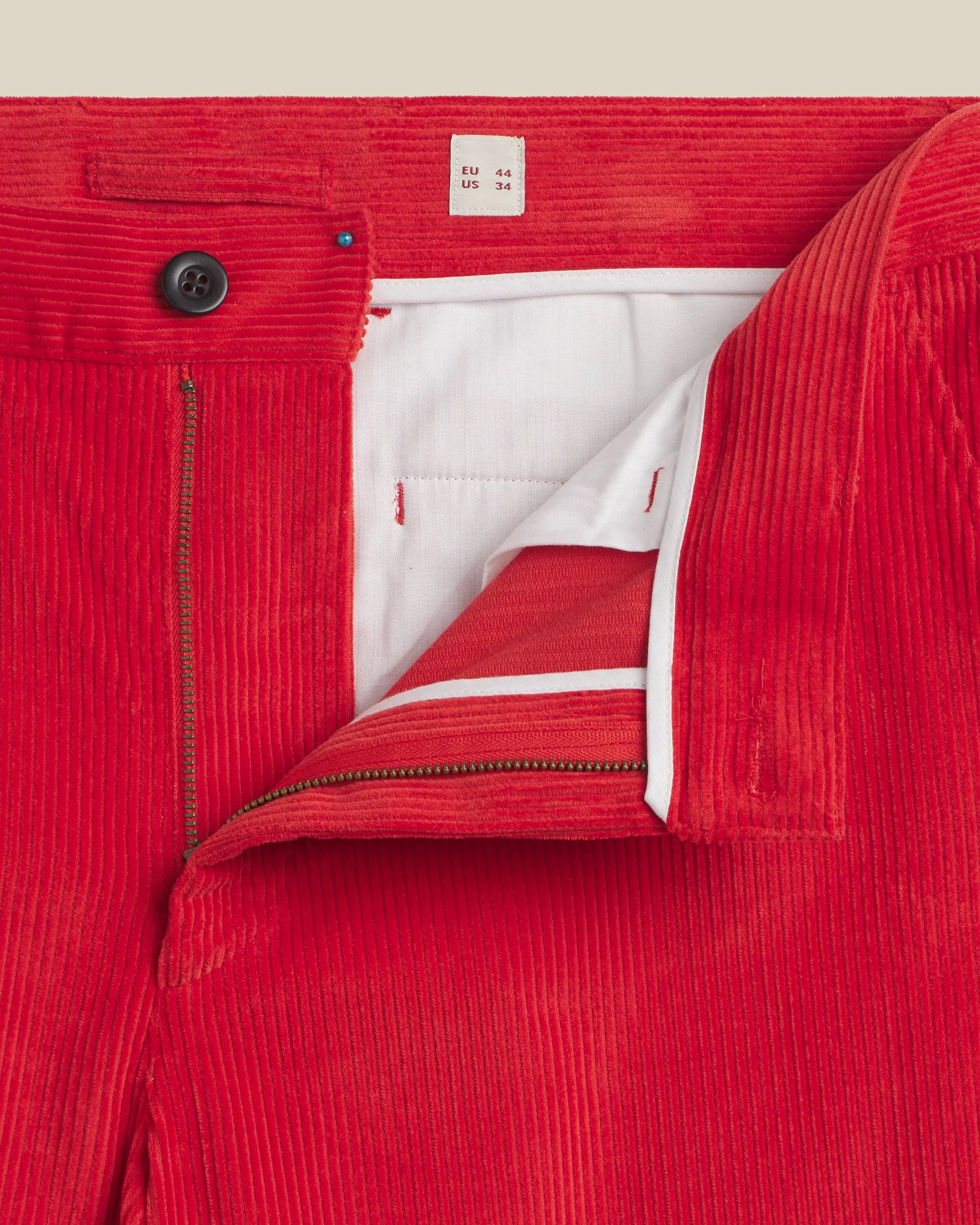 Corduroy Trousers - Race Red sold by Portuguese Flannel product image thumbnail 3