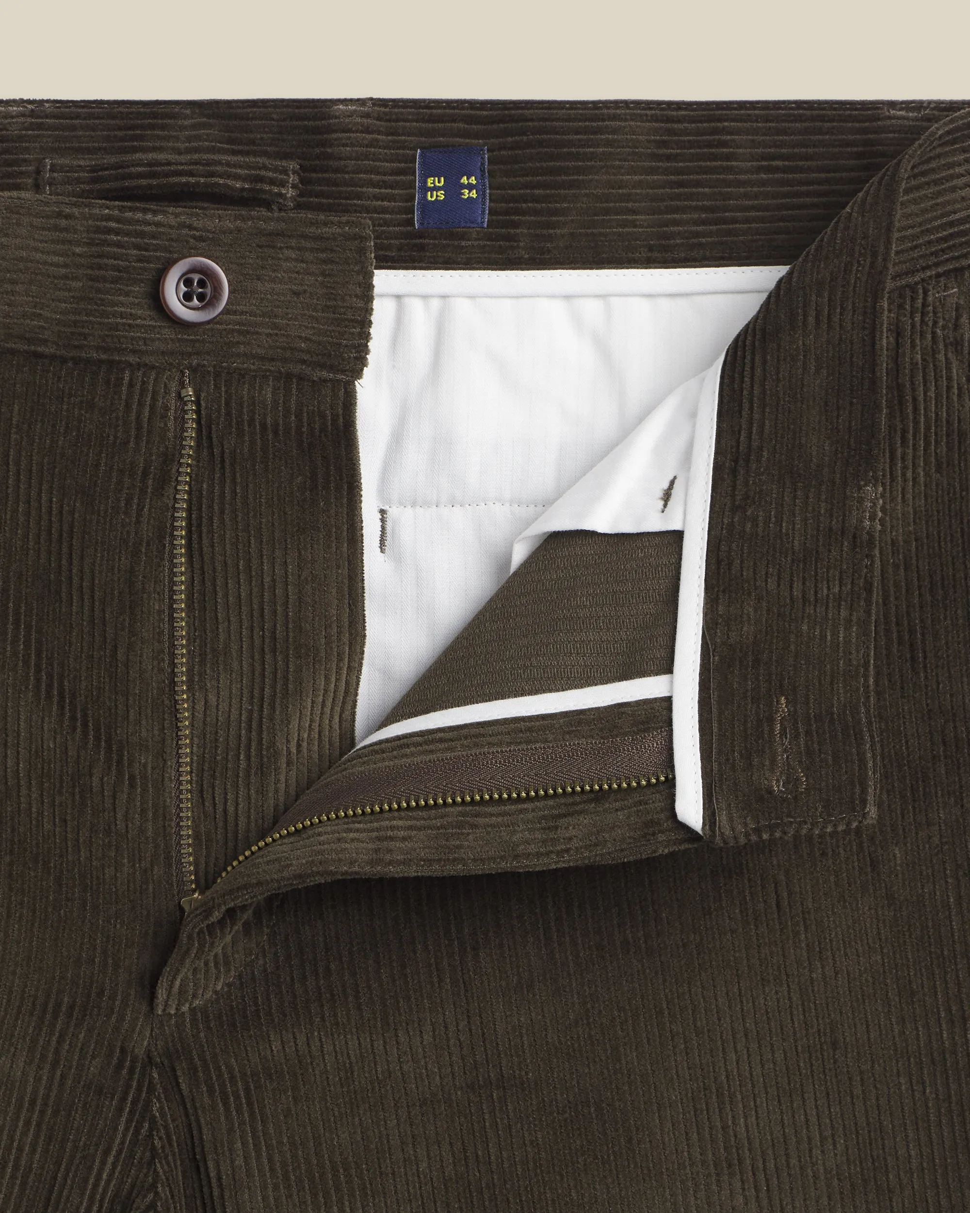Corduroy Trousers - Olive sold by Portuguese Flannel product image thumbnail 3