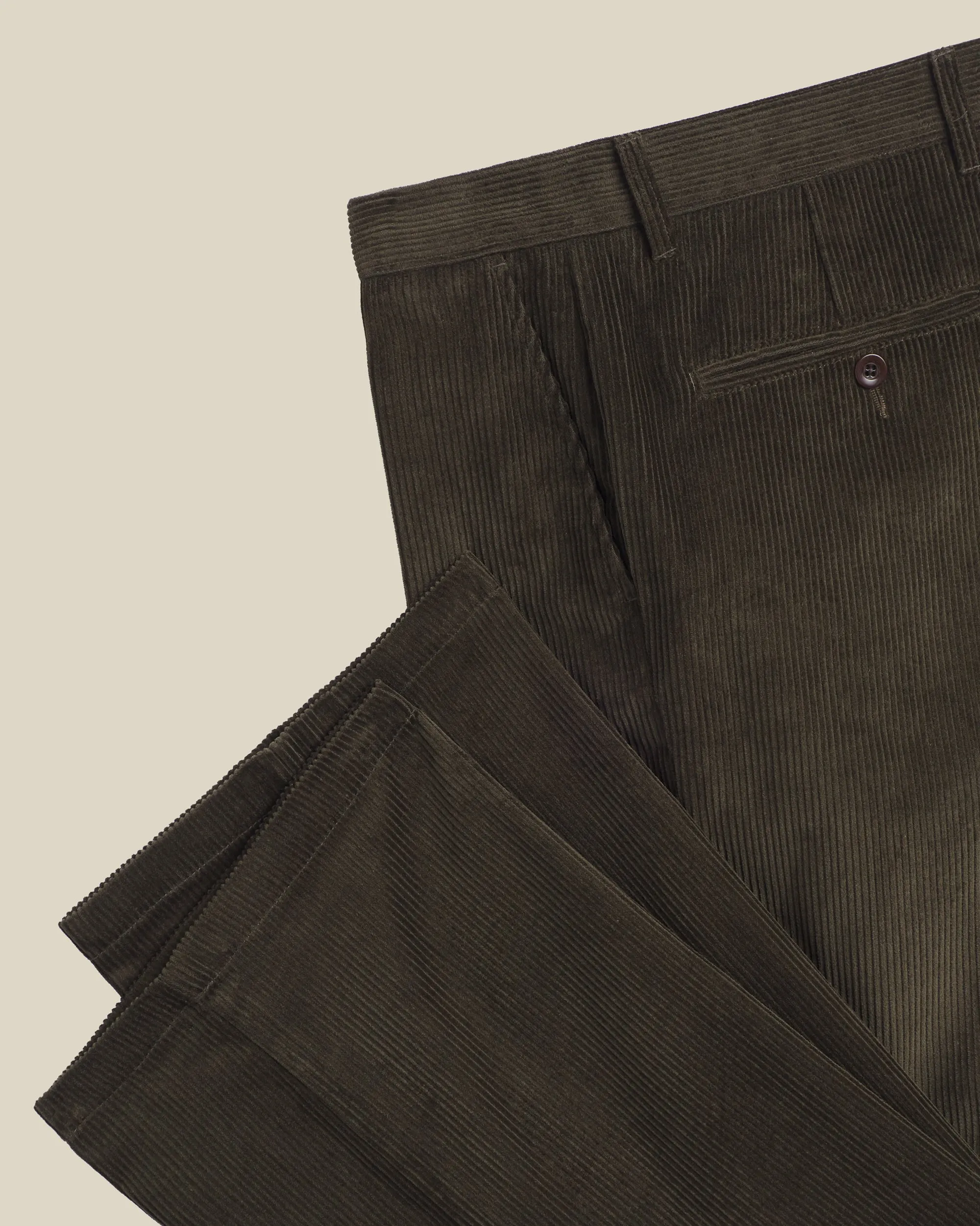 Corduroy Trousers - Olive sold by Portuguese Flannel product image thumbnail 4