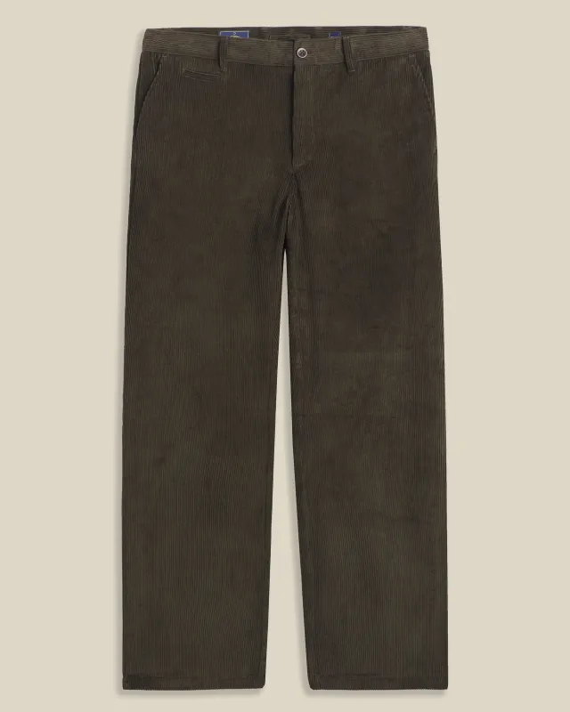 Corduroy Trousers - Olive made by Portuguese Flannel