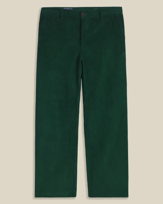 Corduroy Trousers - Green made by Portuguese Flannel
