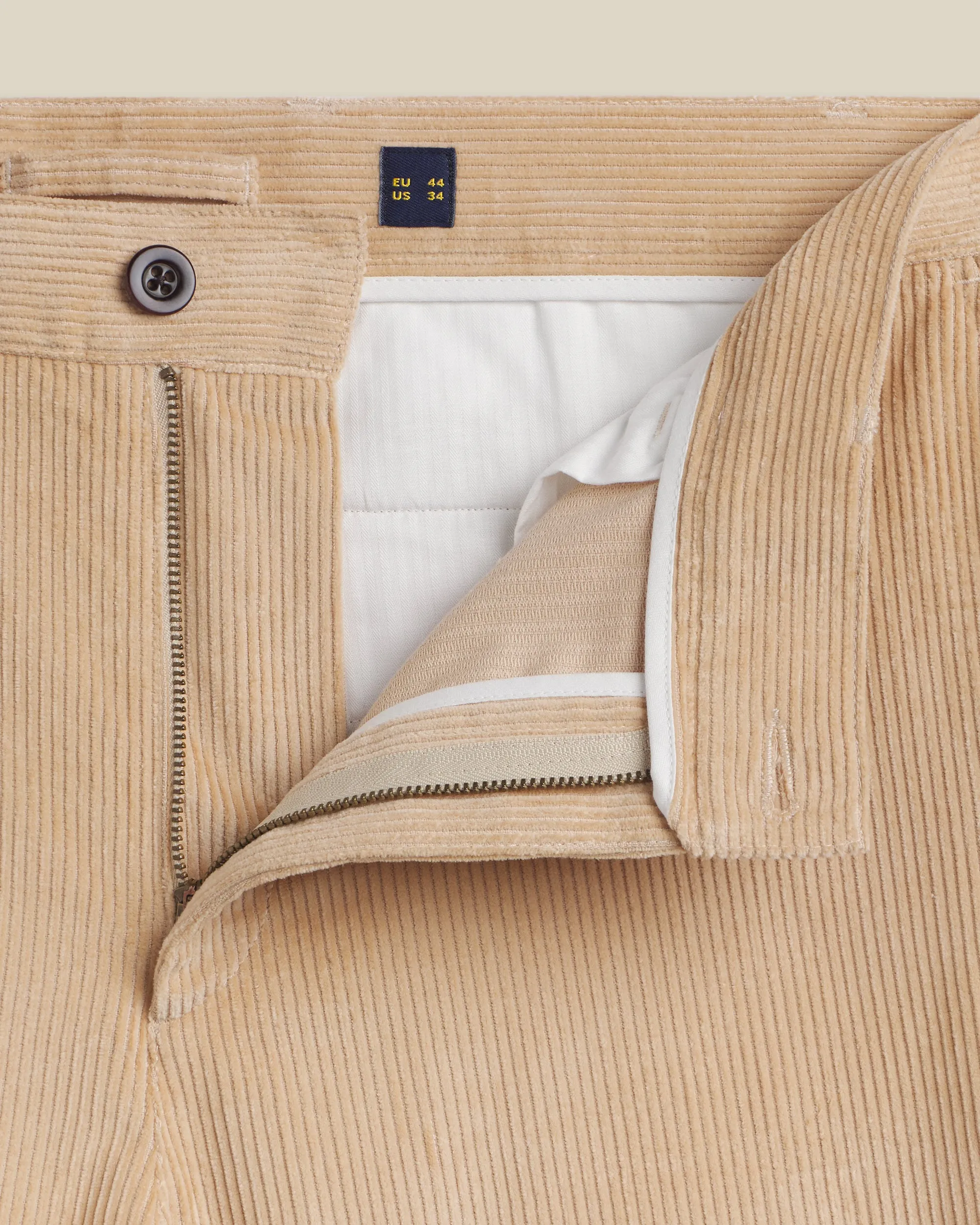 Corduroy Trousers - Beige sold by Portuguese Flannel product image thumbnail 3