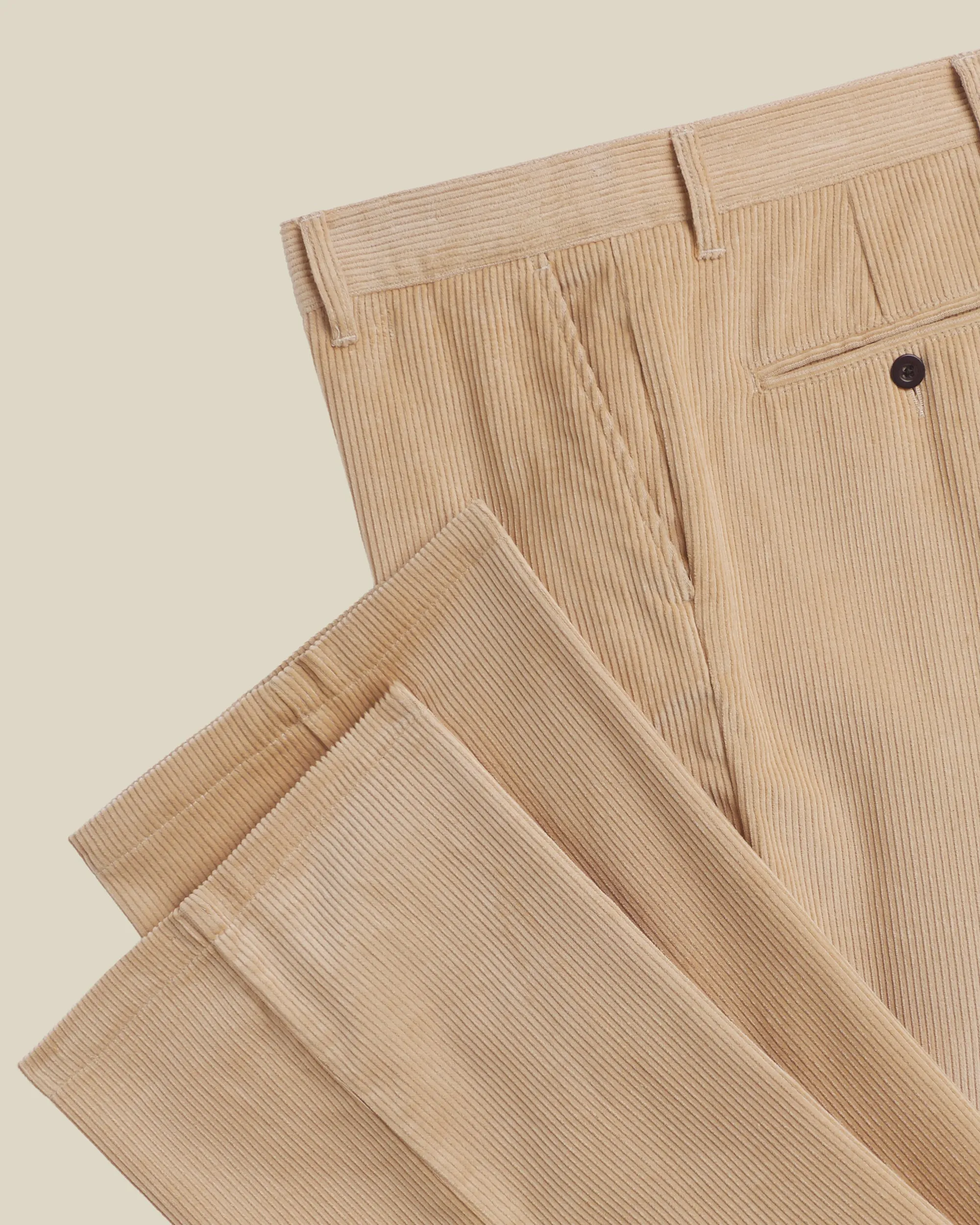 Corduroy Trousers - Beige sold by Portuguese Flannel product image thumbnail 4