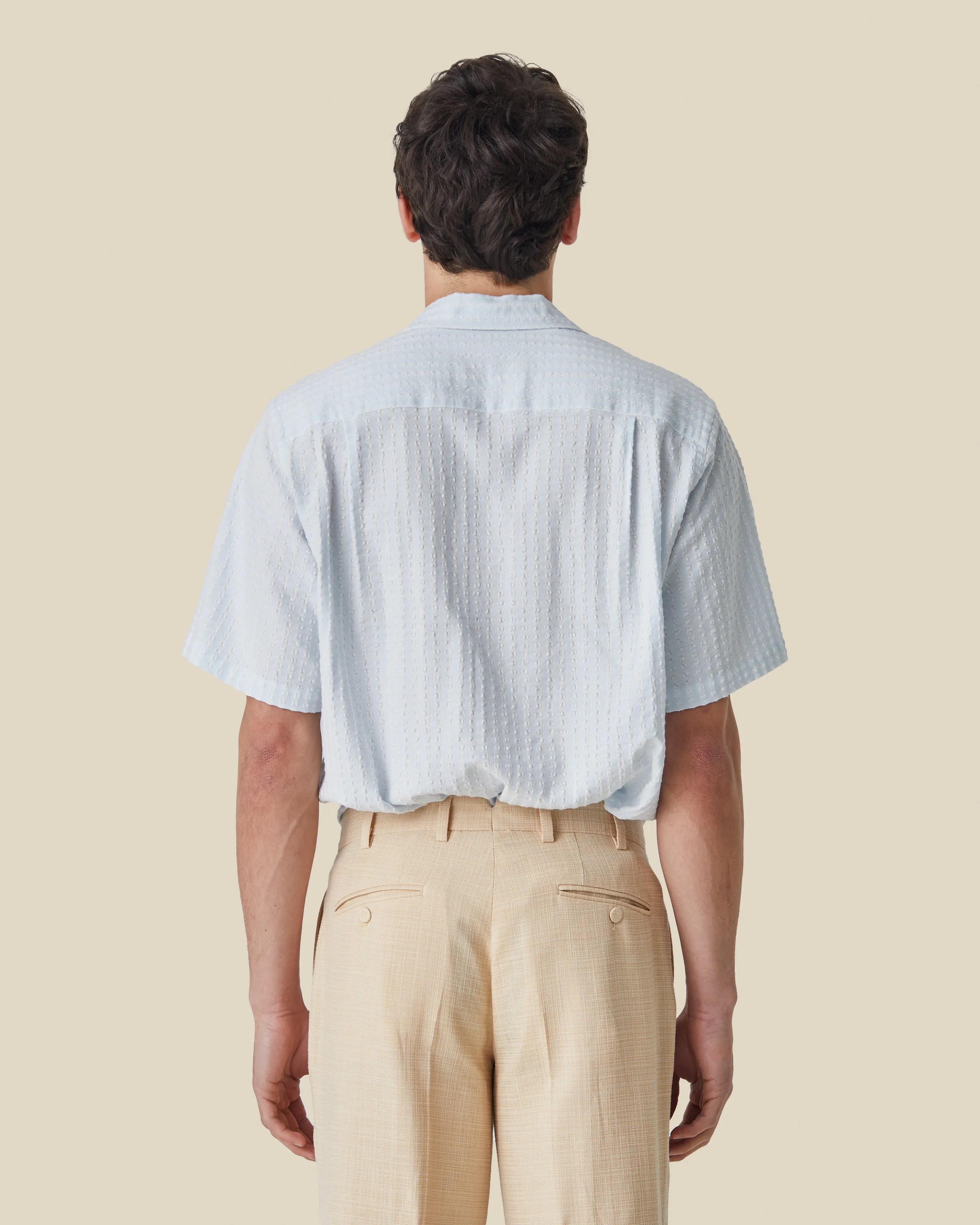 JACQUARD CHAMBRAY - LIGHT BLUE sold by Portuguese Flannel product image thumbnail 2