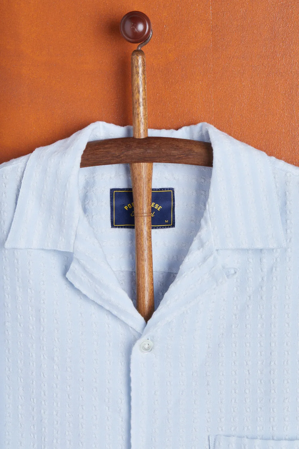 JACQUARD CHAMBRAY - LIGHT BLUE sold by Portuguese Flannel product image thumbnail 4