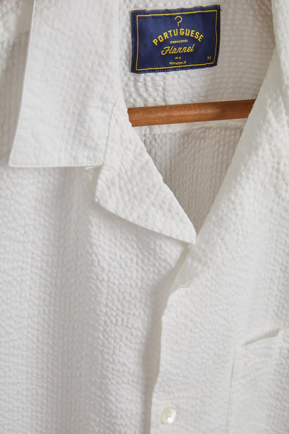 ATLANTICO CAMP COLLAR - WHITE sold by Portuguese Flannel product image thumbnail 5