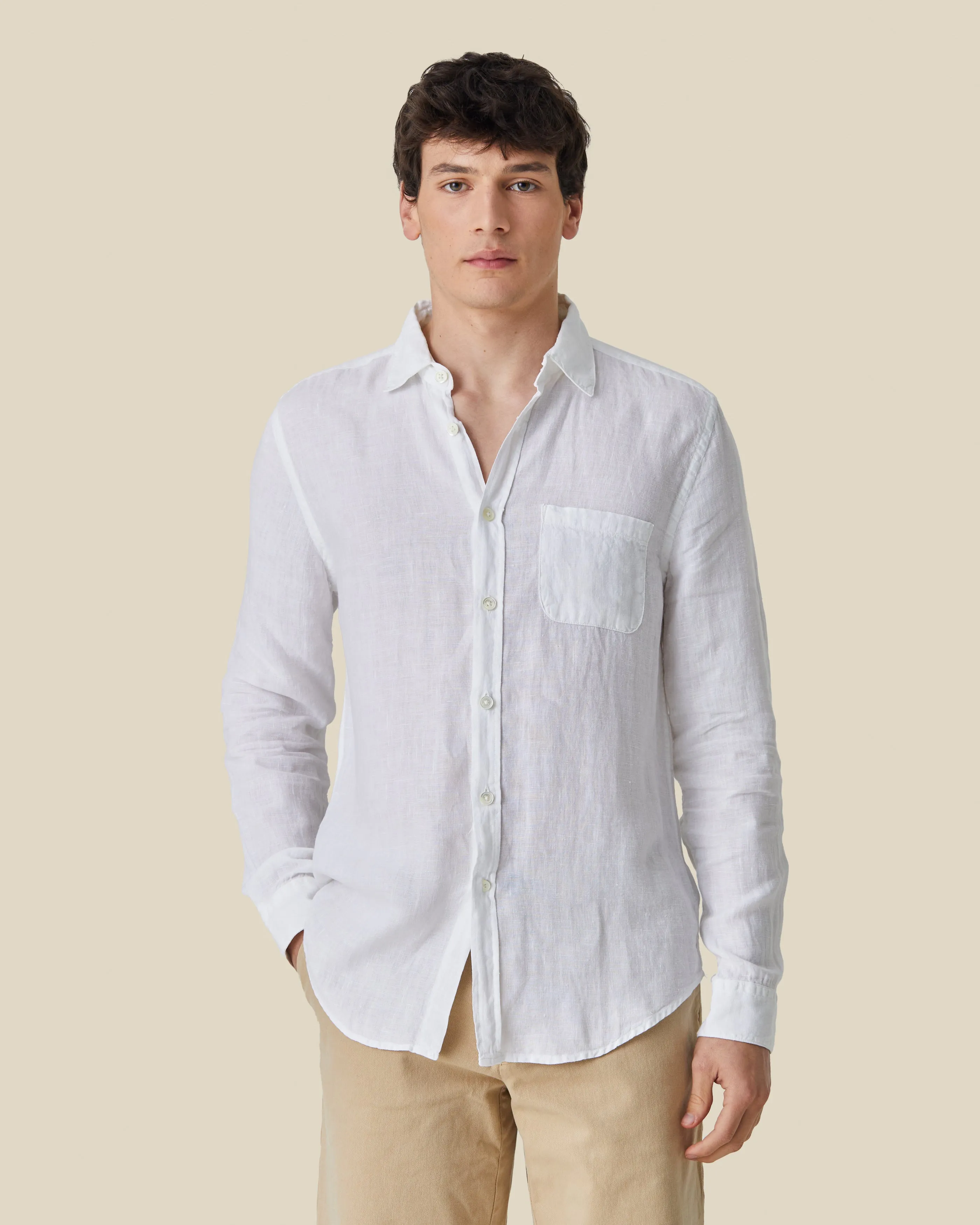 LINEN - WHITE sold by Portuguese Flannel