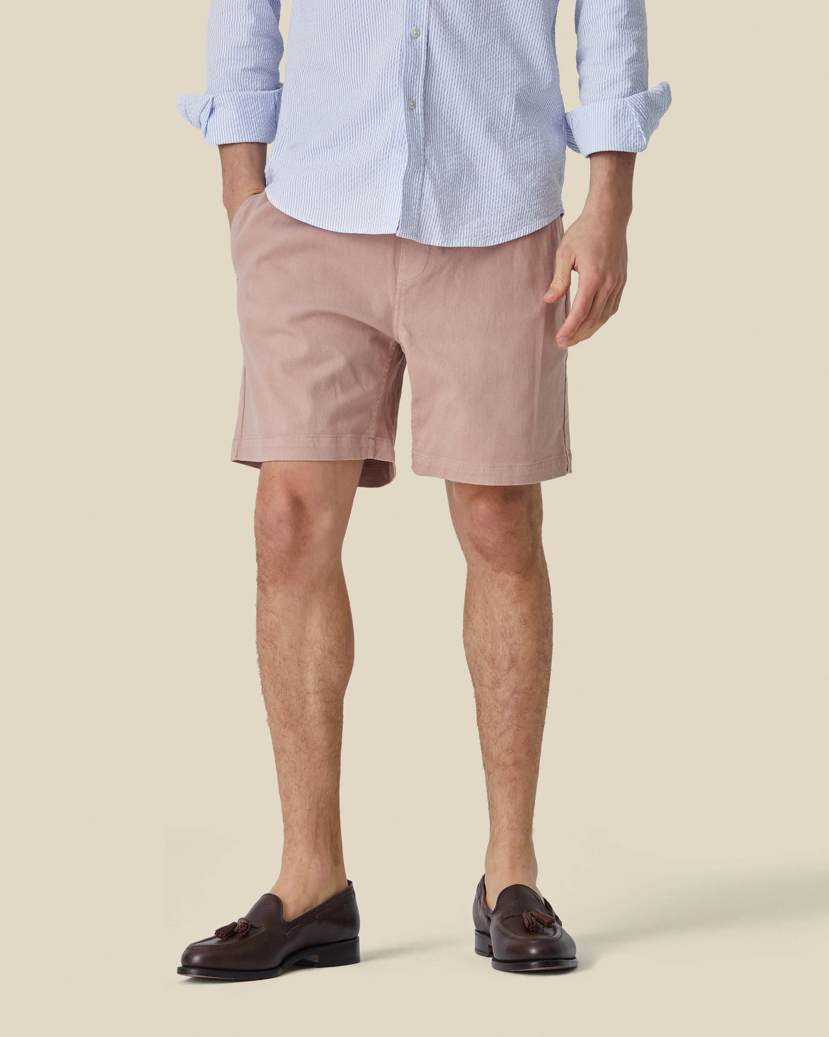 LABURA TWILL SHORTS - ROSE sold by Portuguese Flannel