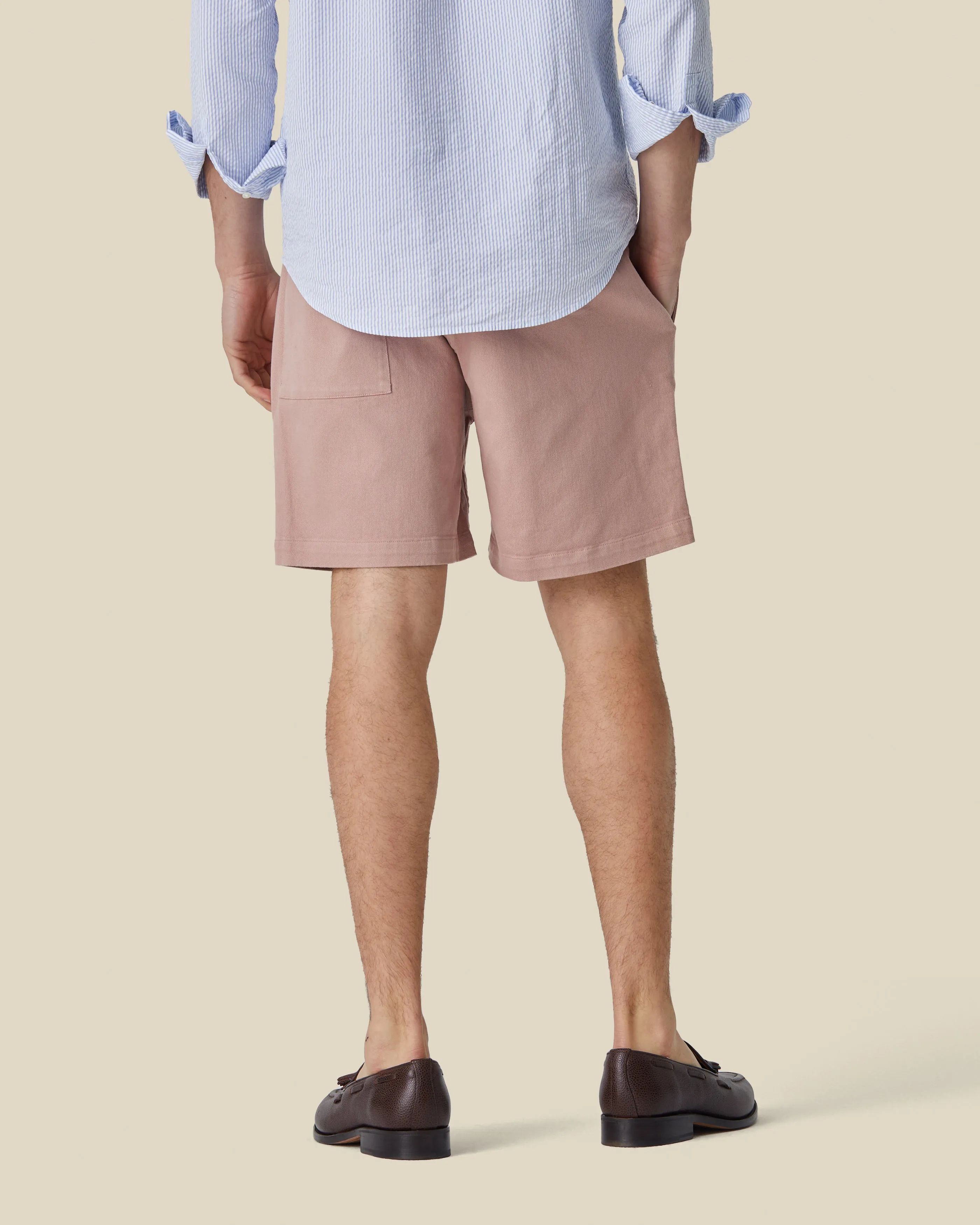 LABURA TWILL SHORTS - ROSE sold by Portuguese Flannel product image thumbnail 2
