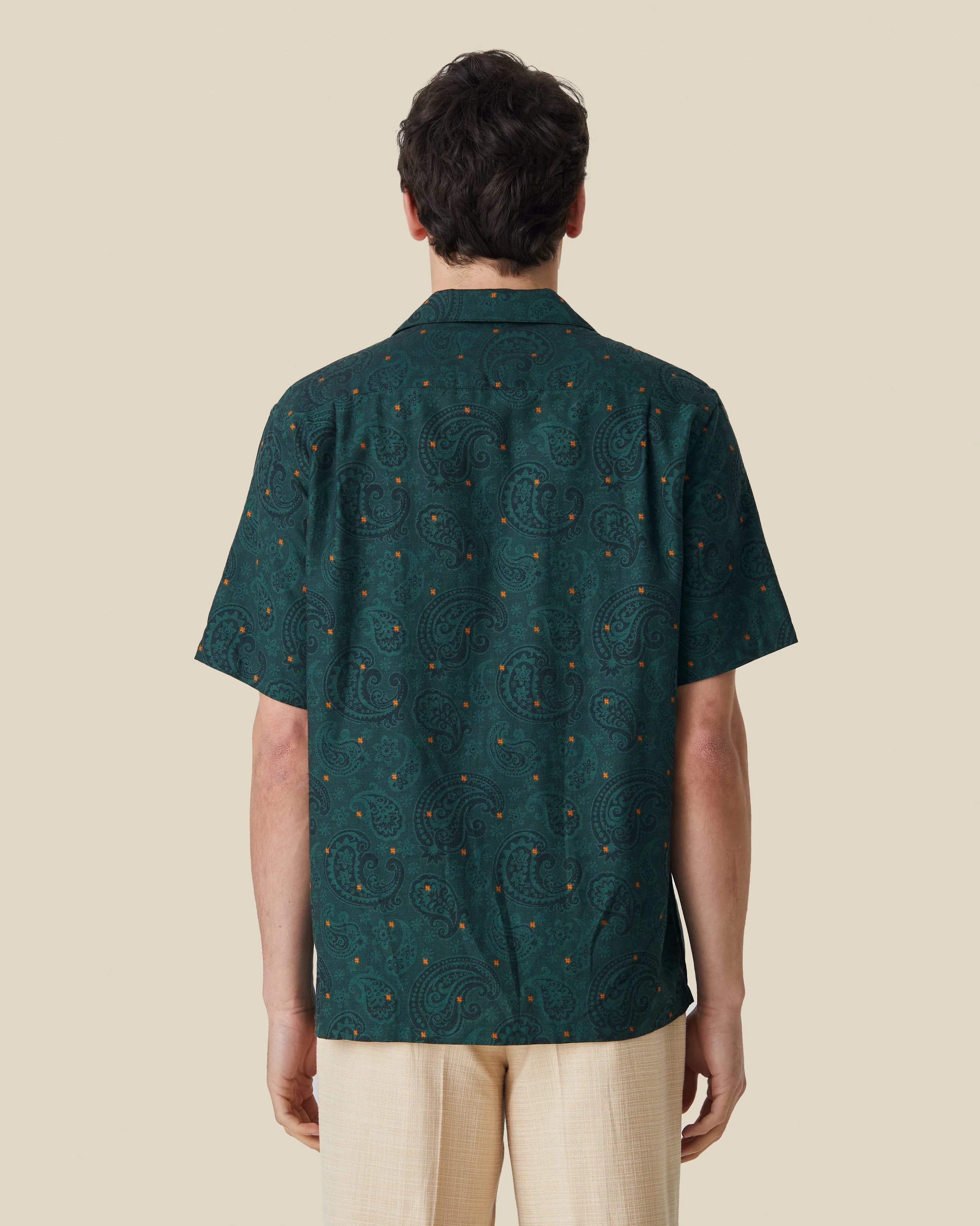 GREEN PAISLEY JACQUARD sold by Portuguese Flannel product image thumbnail 2