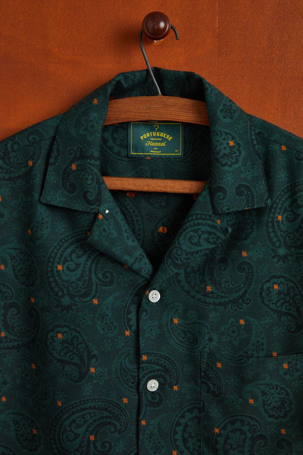 GREEN PAISLEY JACQUARD sold by Portuguese Flannel product image thumbnail 4