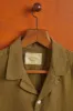 LINEN CAMP COLLAR - OLIVE sold by Portuguese Flannel