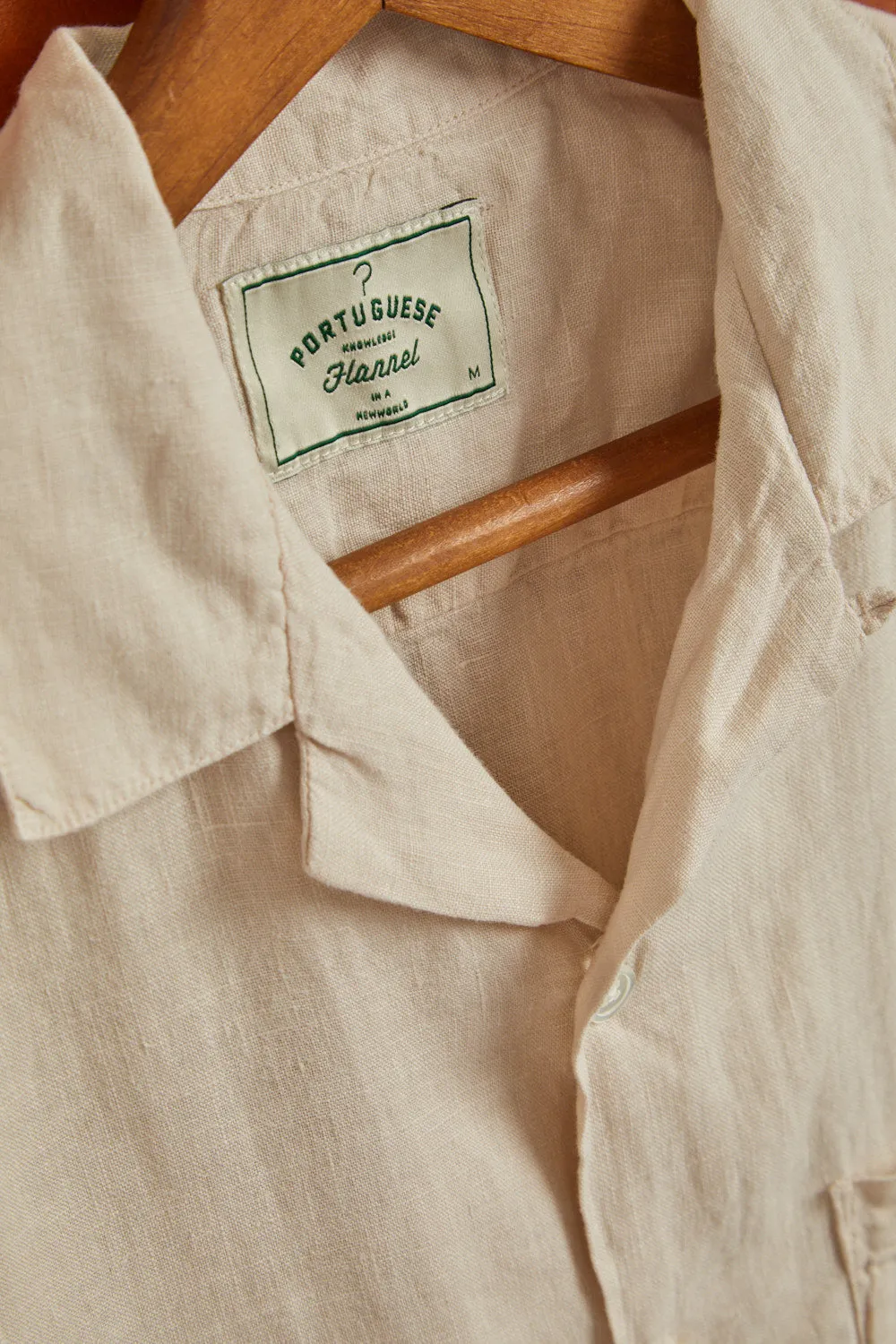 LINEN CAMP COLLAR - RAW sold by Portuguese Flannel product image thumbnail 5