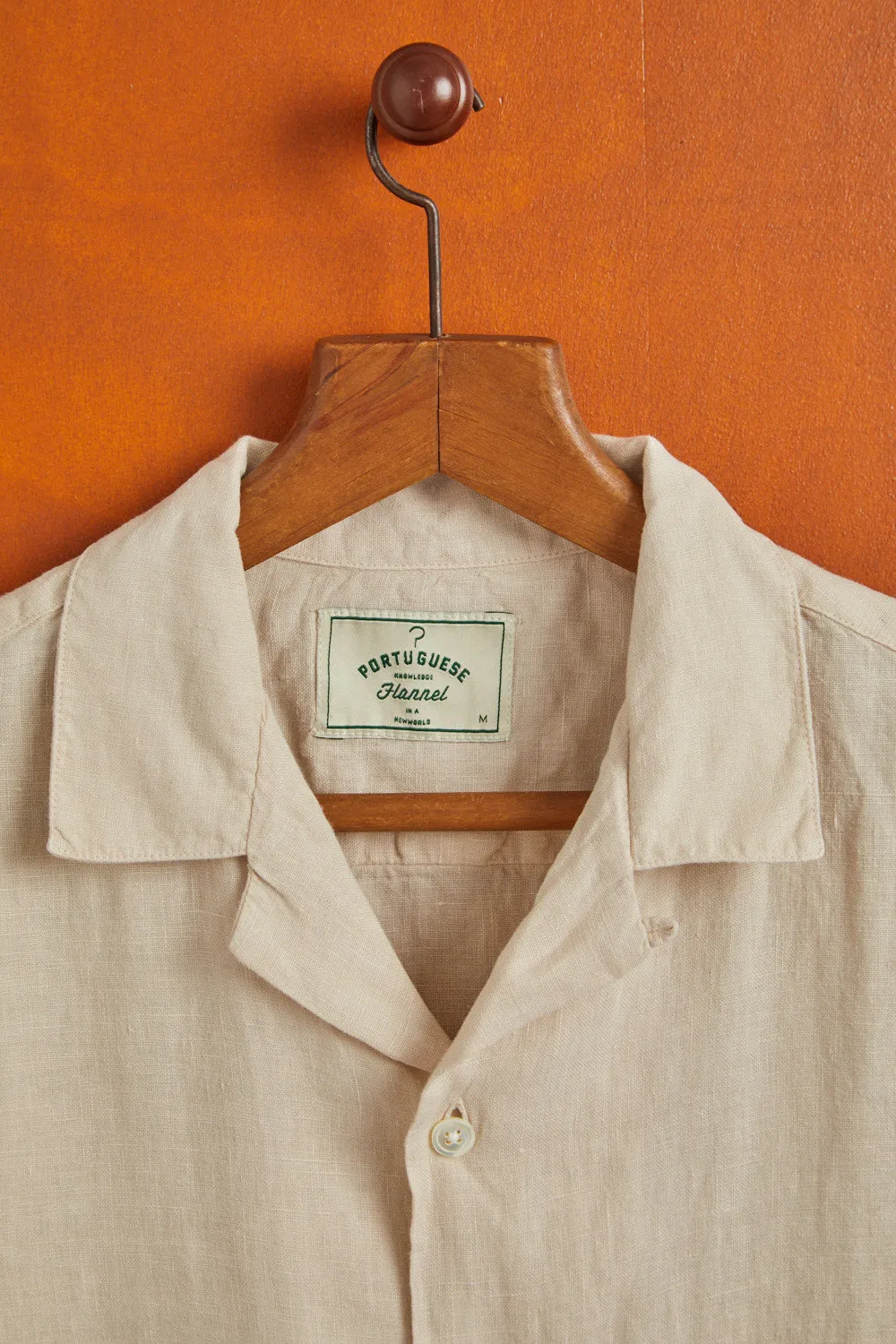 LINEN CAMP COLLAR - RAW sold by Portuguese Flannel product image thumbnail 4
