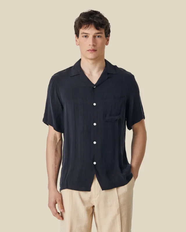 CUPRO STRIPE - BLACK sold by Portuguese Flannel