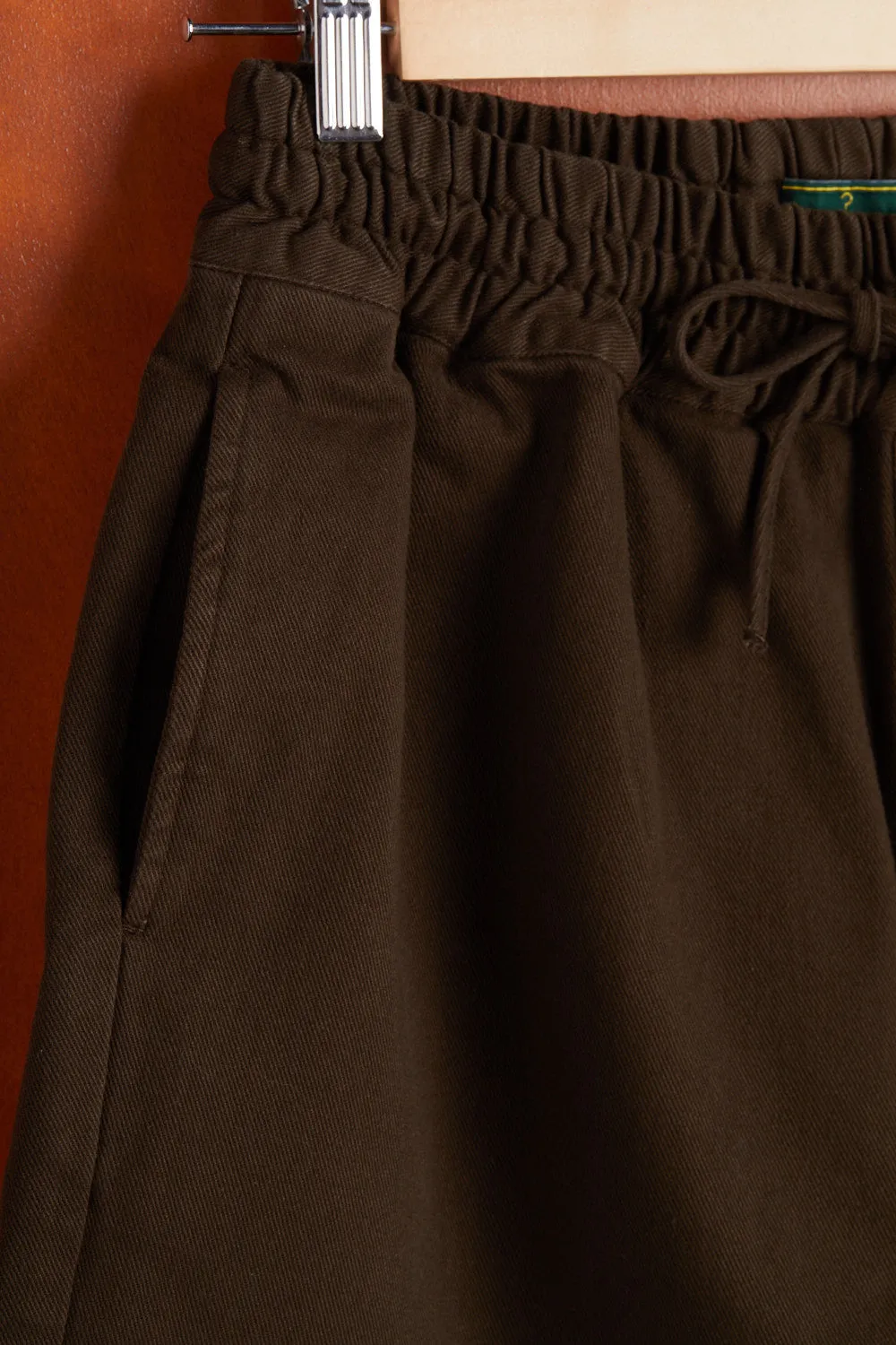 LABURA TWILL SHORTS - OLIVE sold by Portuguese Flannel product image thumbnail 5