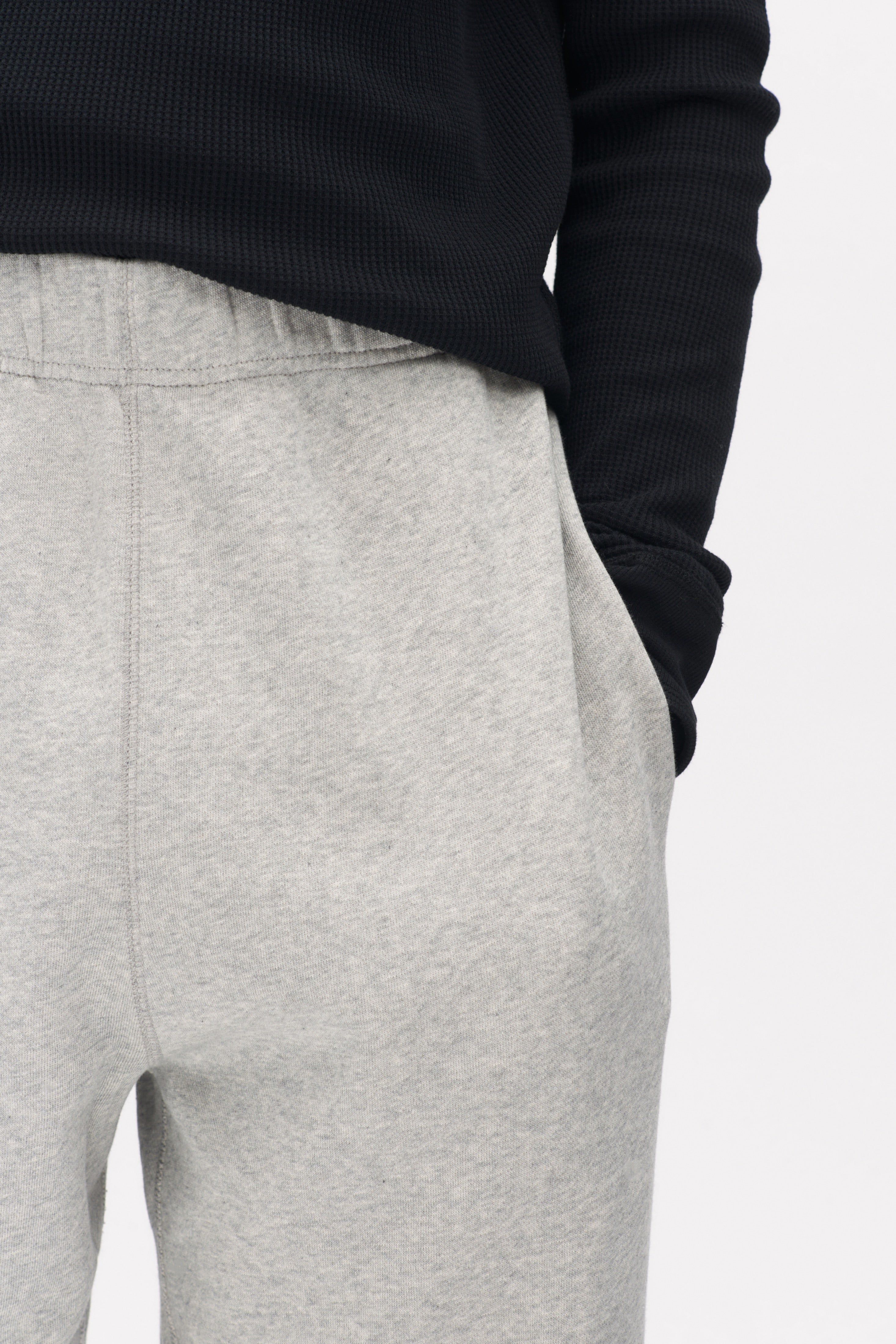 Men's Straight Leg Sweatpant in Heather Grey sold by Kotn product image thumbnail 4