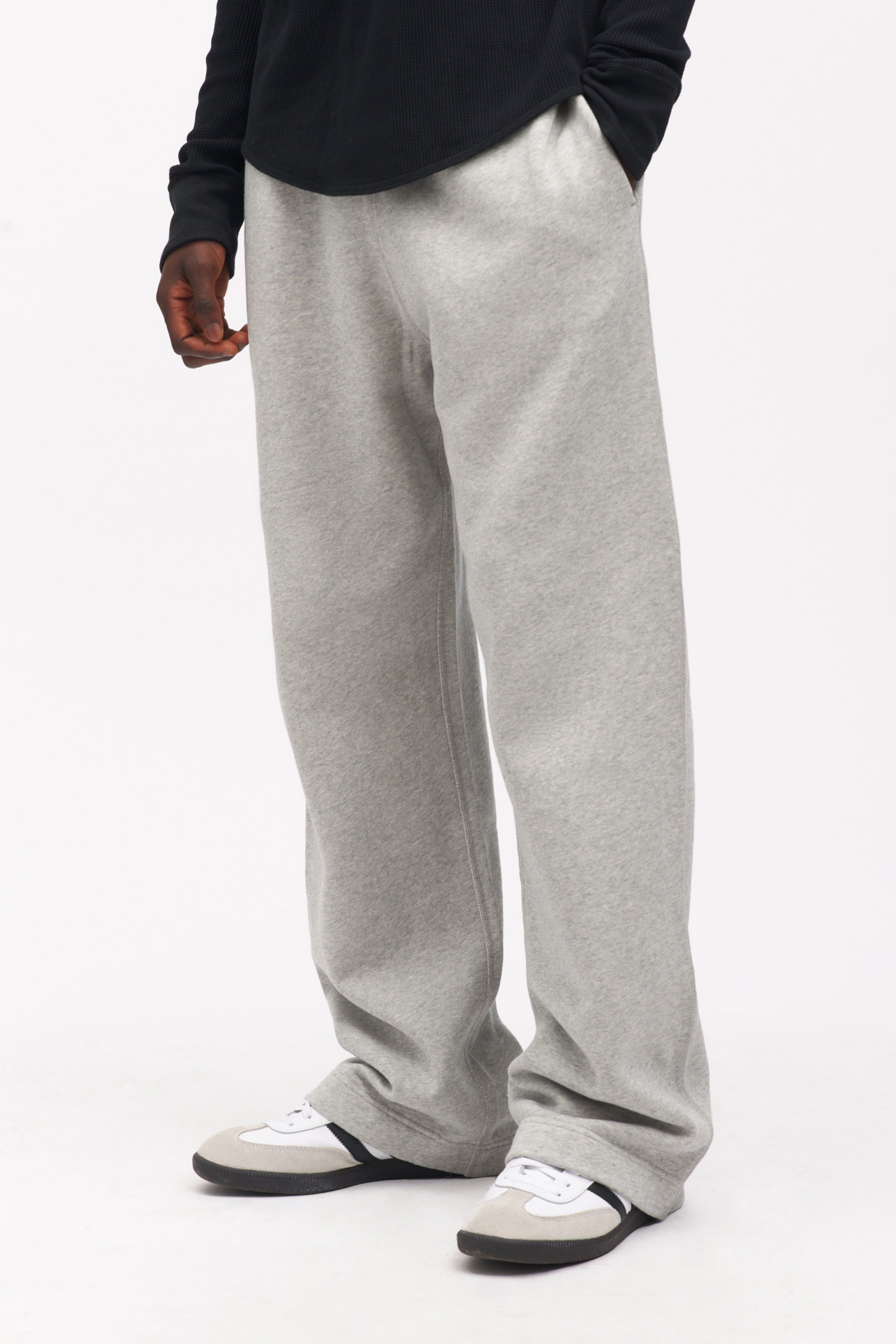 Men's Straight Leg Sweatpant in Heather Grey sold by Kotn product image thumbnail 2