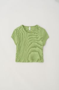 Women's Crop 90s Tee in Faded Apple sold by Kotn