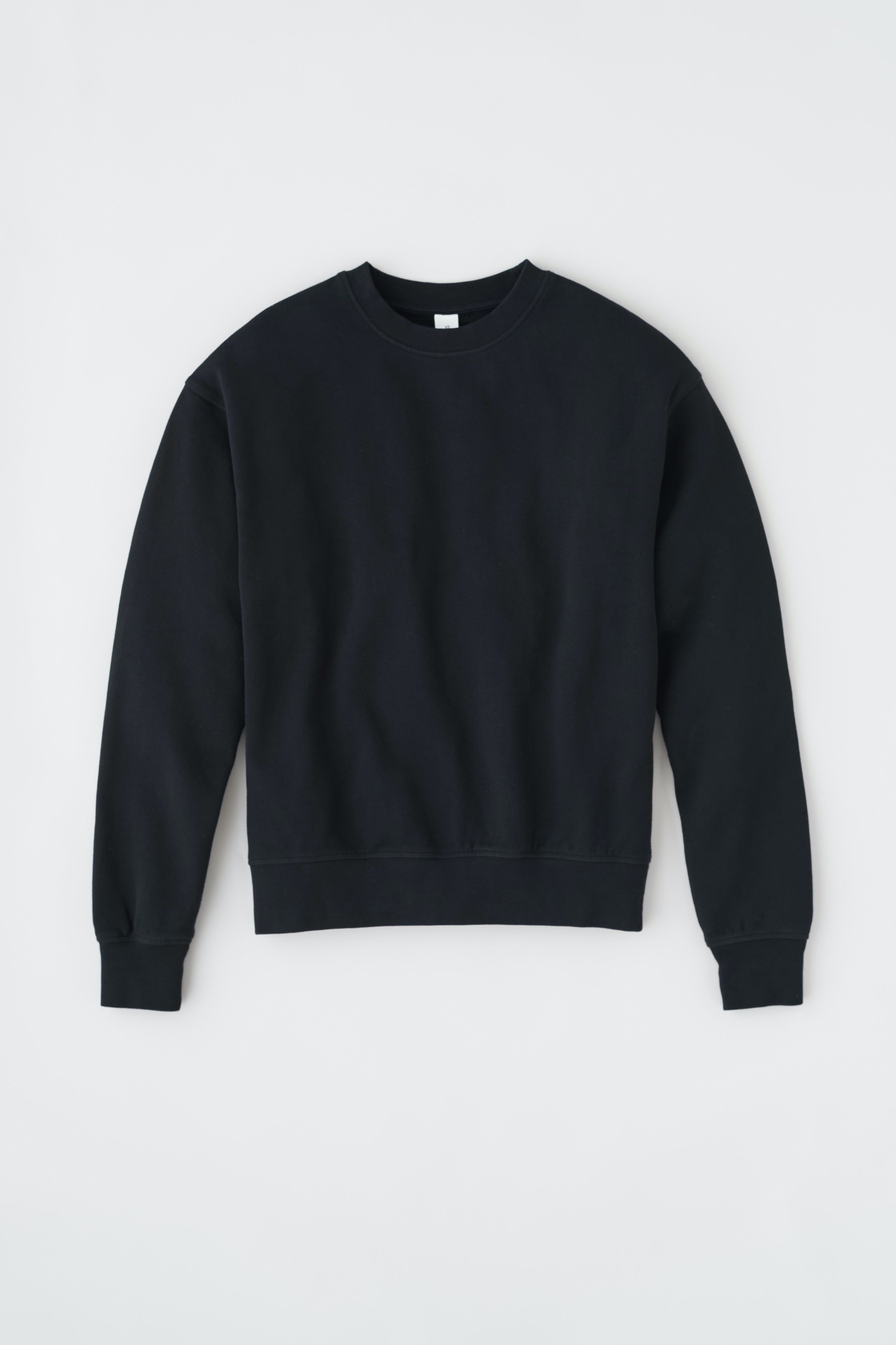 Men's Essential Sweatshirt in Black sold by Kotn product image thumbnail 5