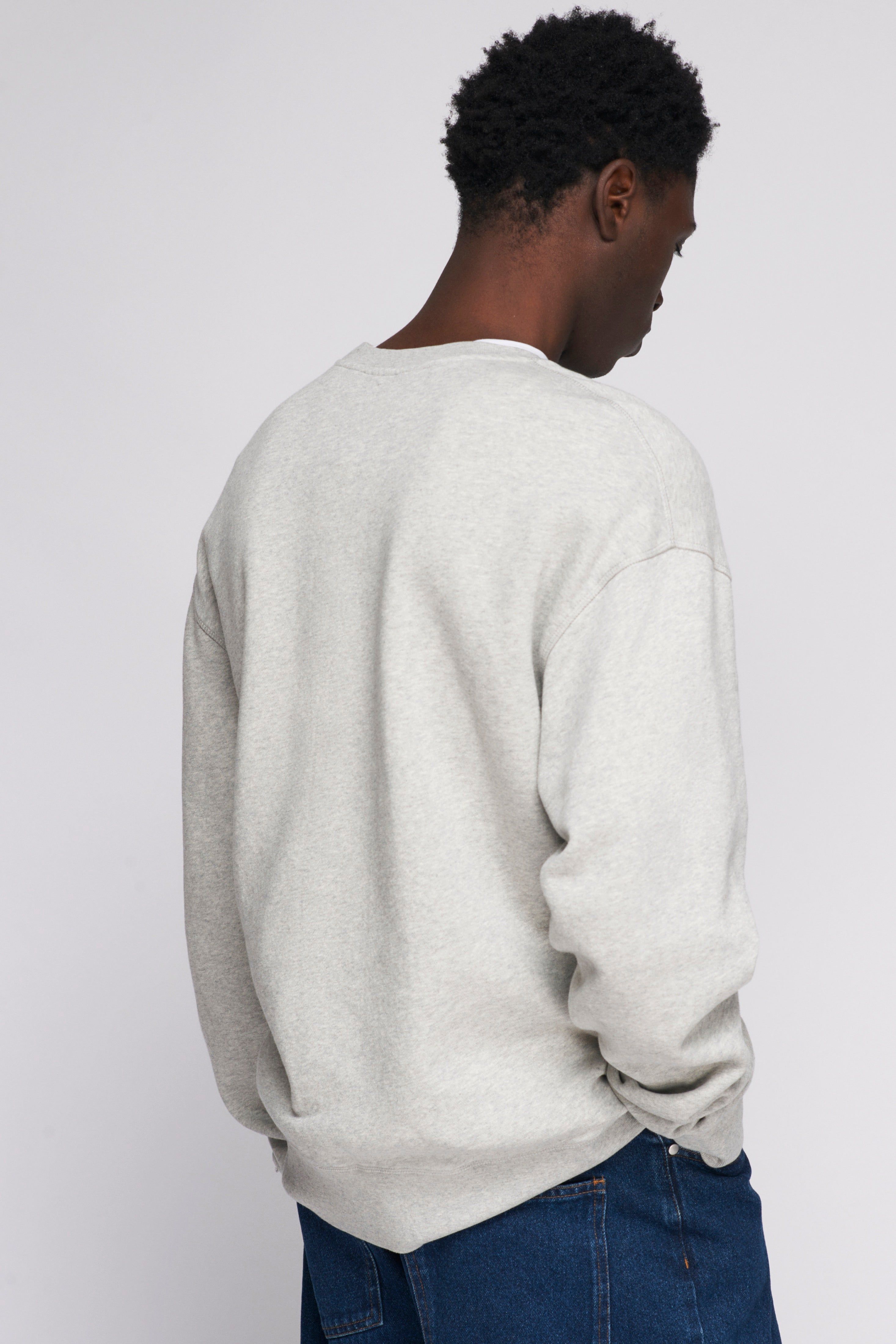 Men's Essential Sweatshirt in Heather Grey sold by Kotn product image thumbnail 2