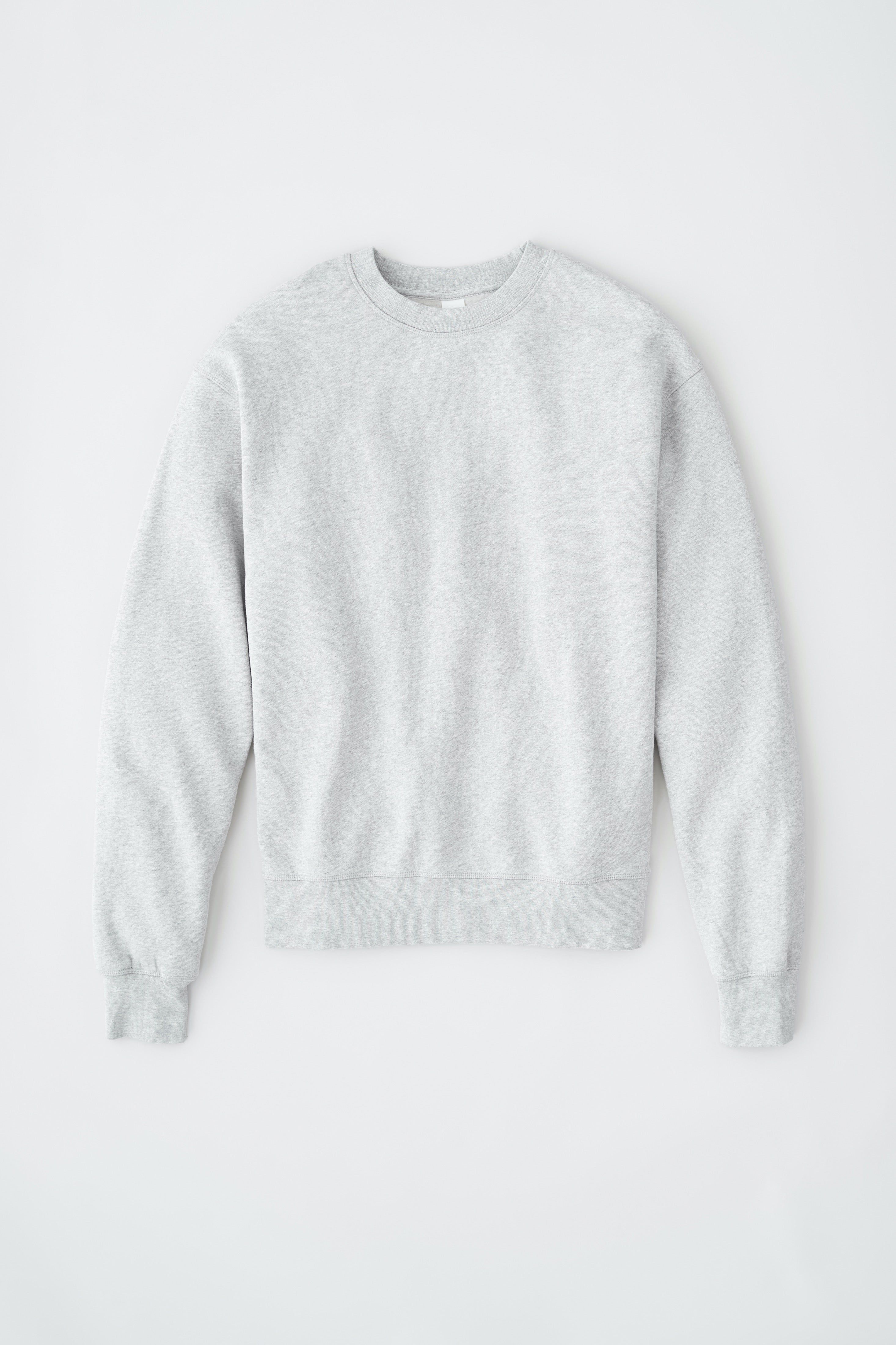 Men's Essential Sweatshirt in Heather Grey sold by Kotn product image thumbnail 5