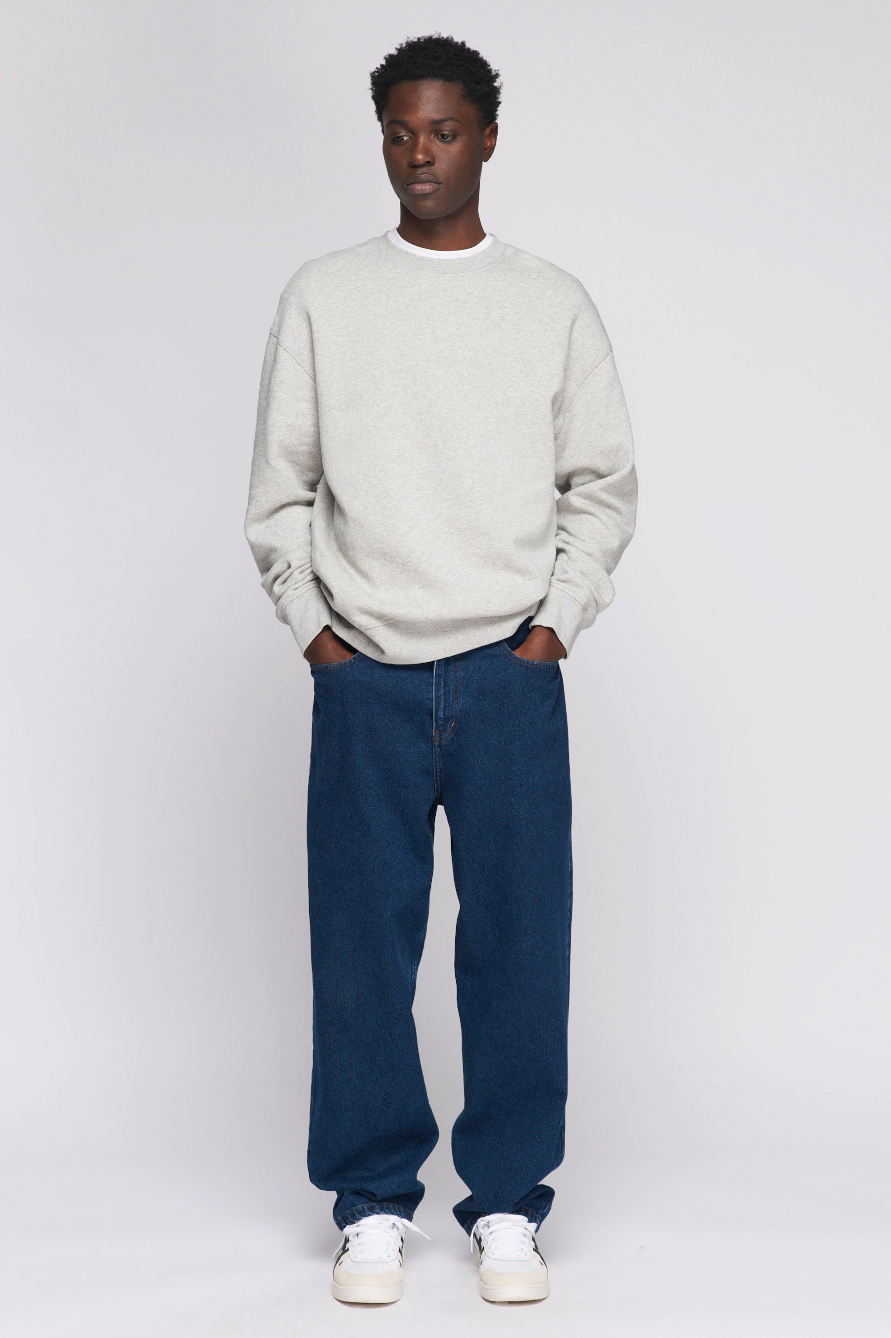 Men's Essential Sweatshirt in Heather Grey sold by Kotn