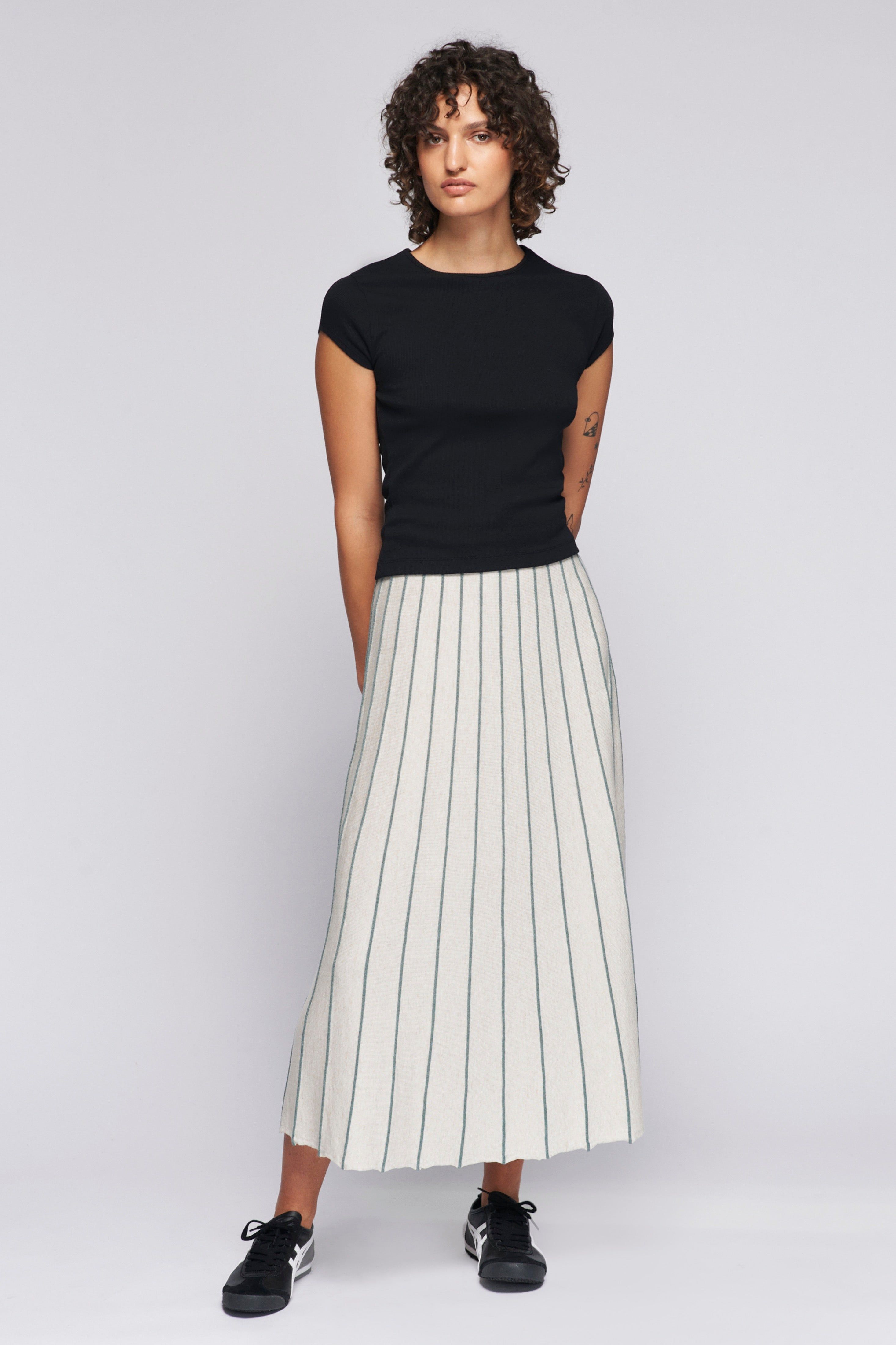 Women's 90's Tee in Black sold by Kotn